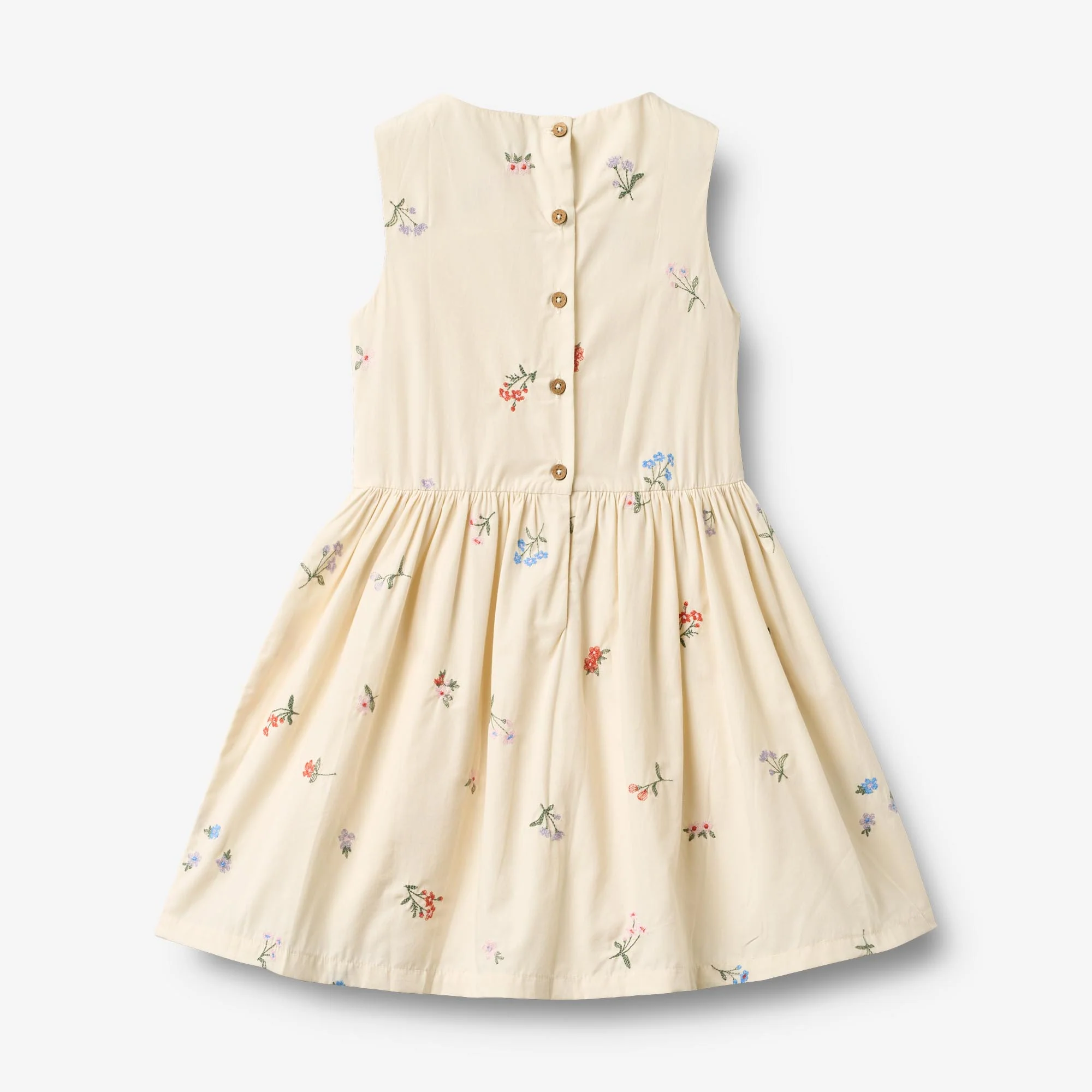 Dress Thelma - ivory embroidery flowers - Image 2