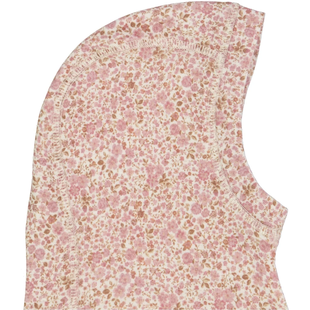 Elephant Hat Wool - ivory flowers - Image 3