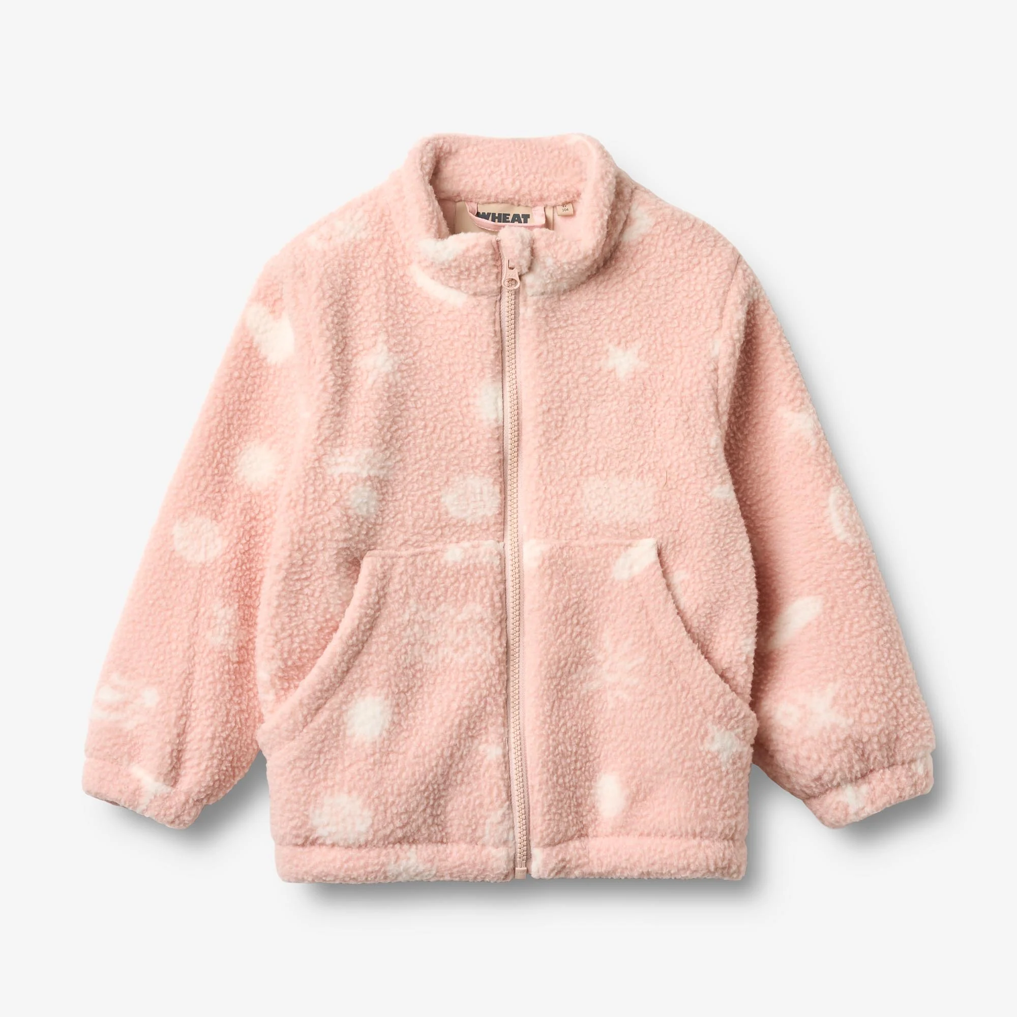 Fleece Jacket Helge - cameo rose jacquard