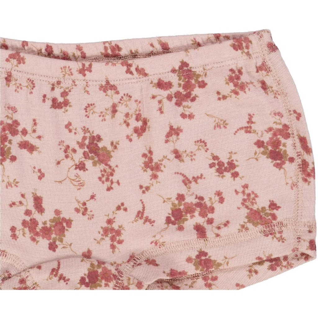 Girls Wool Panties - rose flowers - Image 3