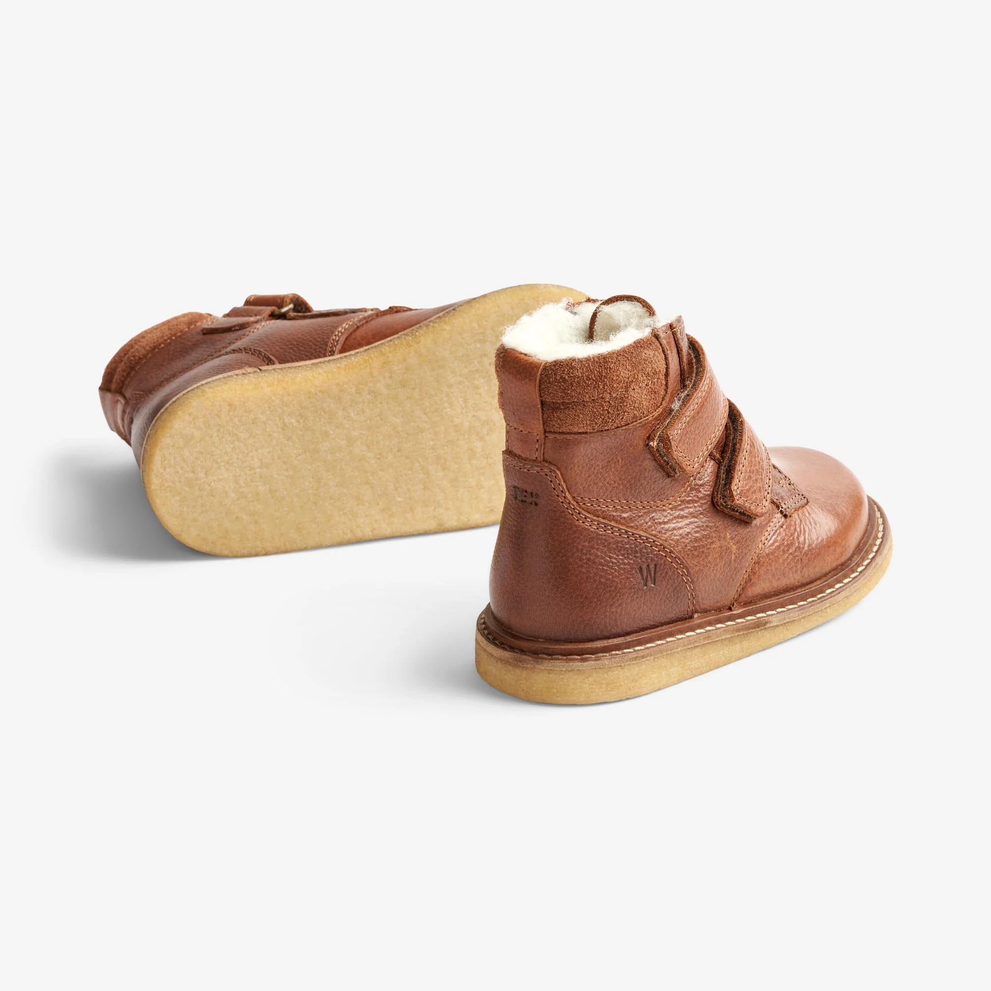 Hanan Velcro Tex - cognac - Image 2
