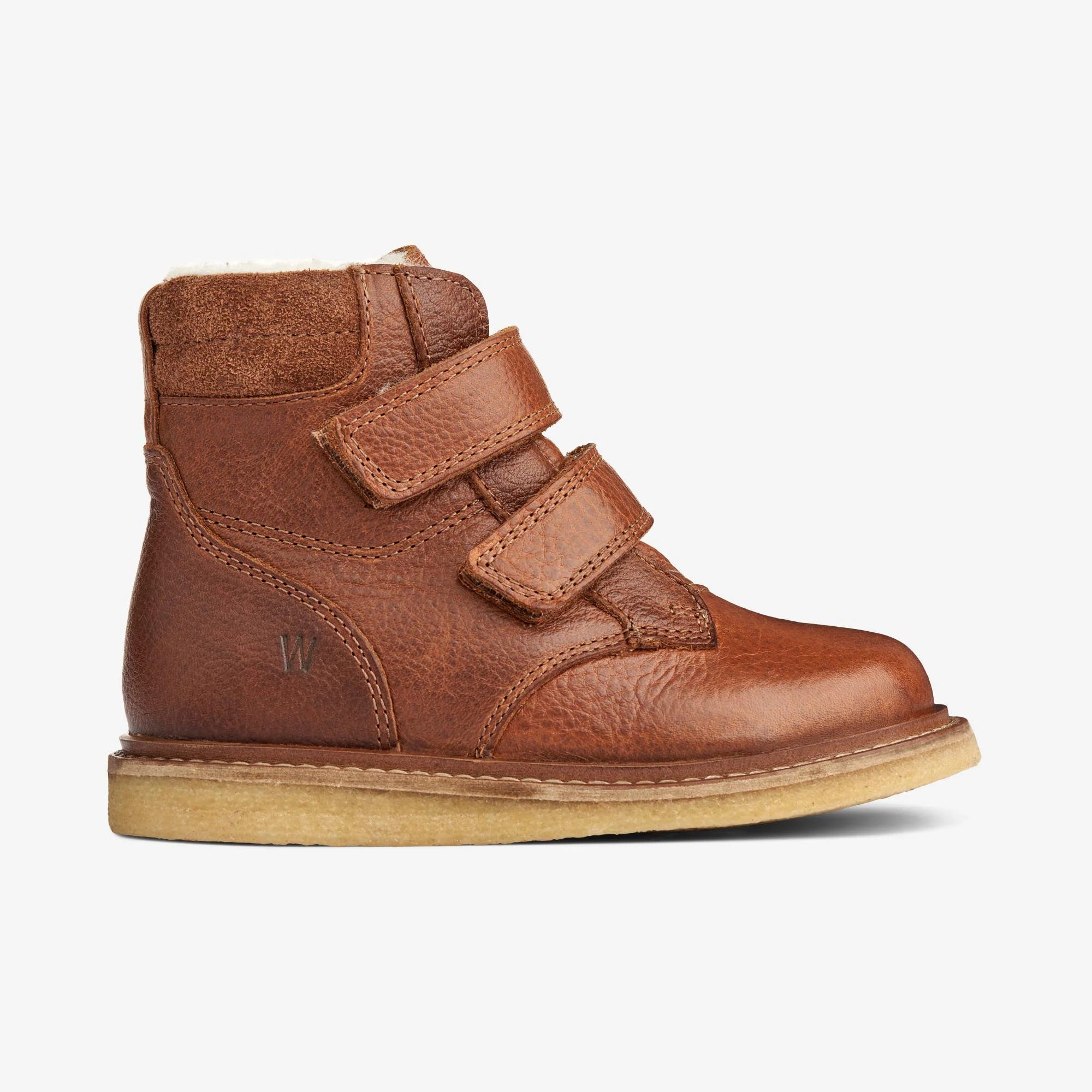 Hanan Velcro Tex - cognac - Image 3