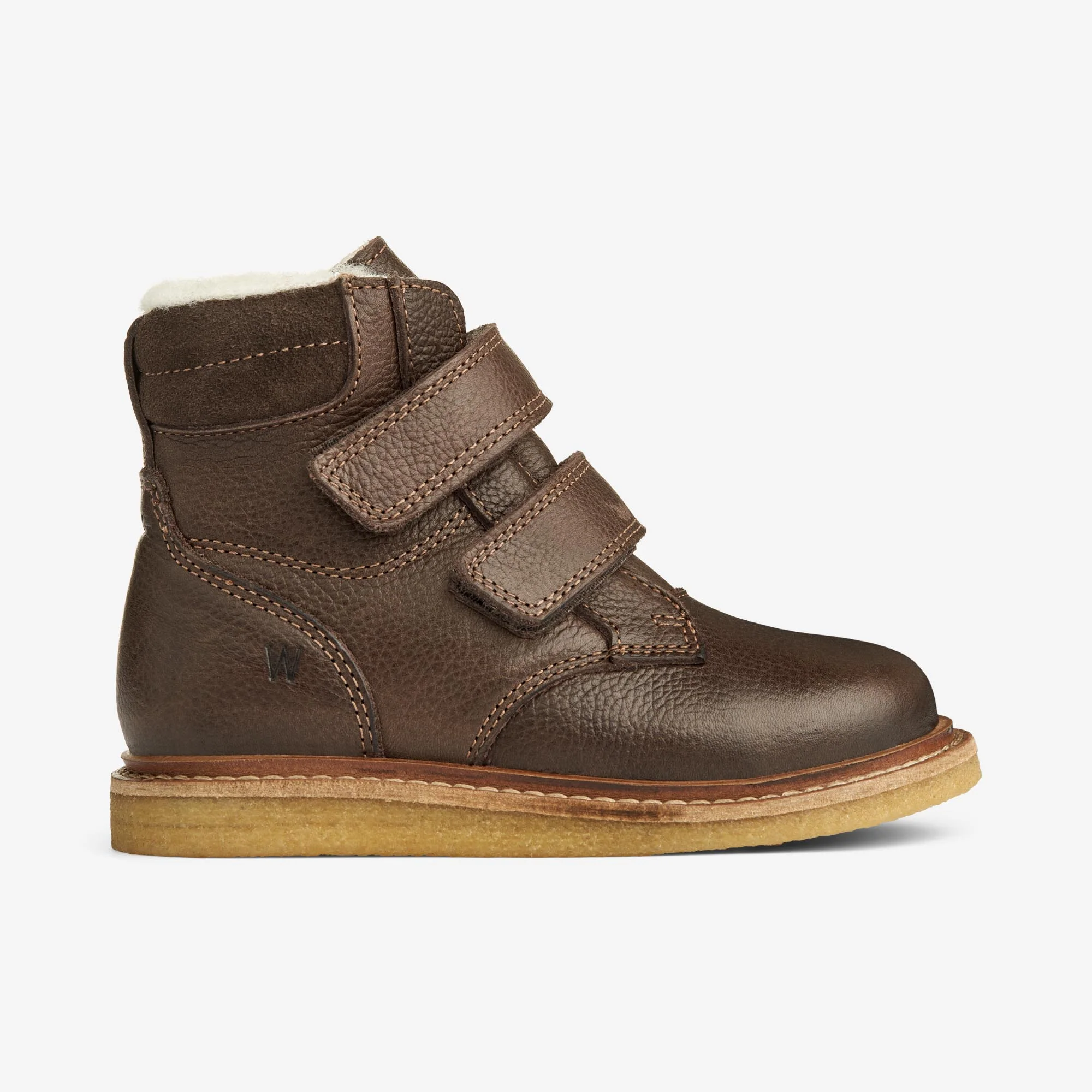 Hanan Velcro Tex - dark brown - Image 3
