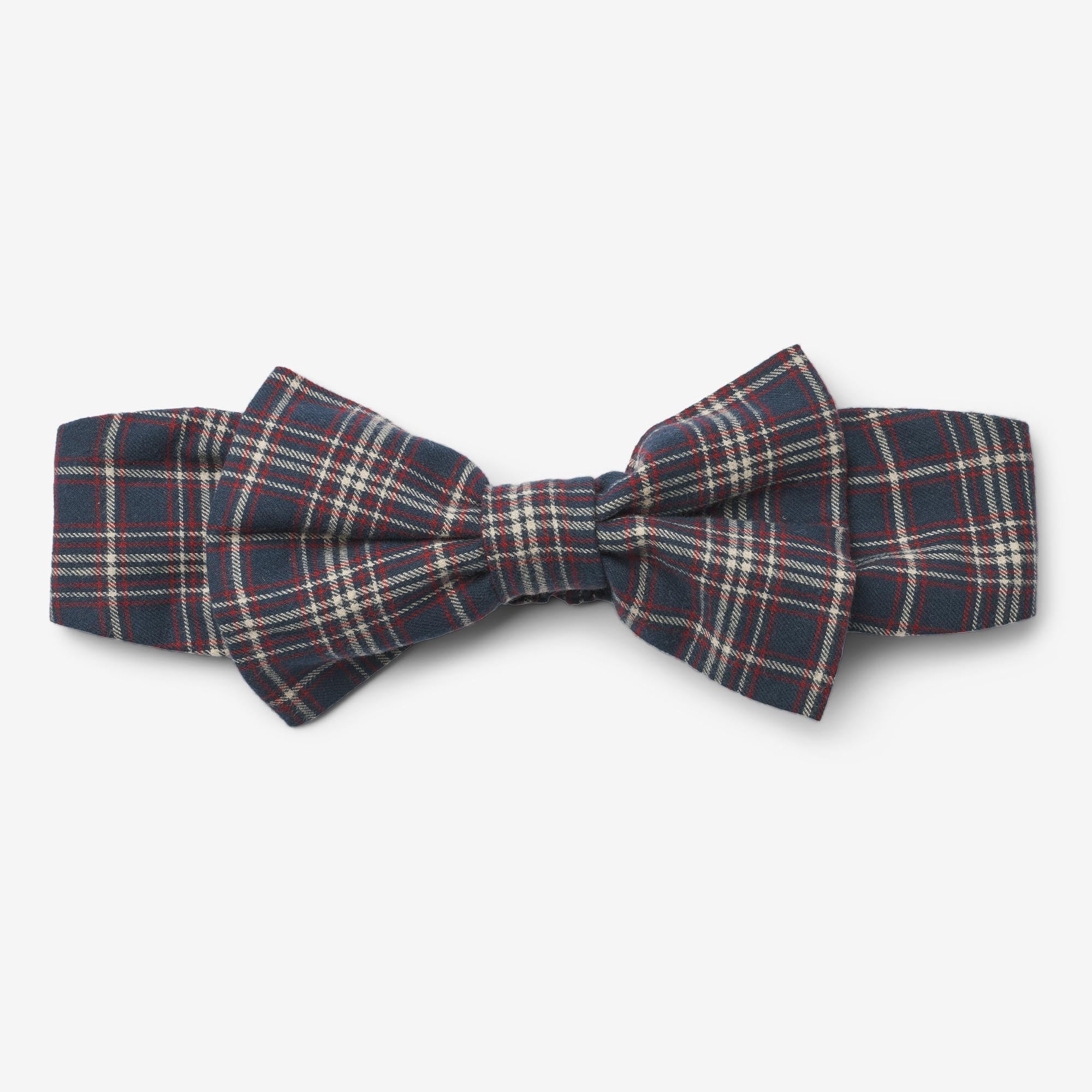 Headband Bow Alba - navy check
