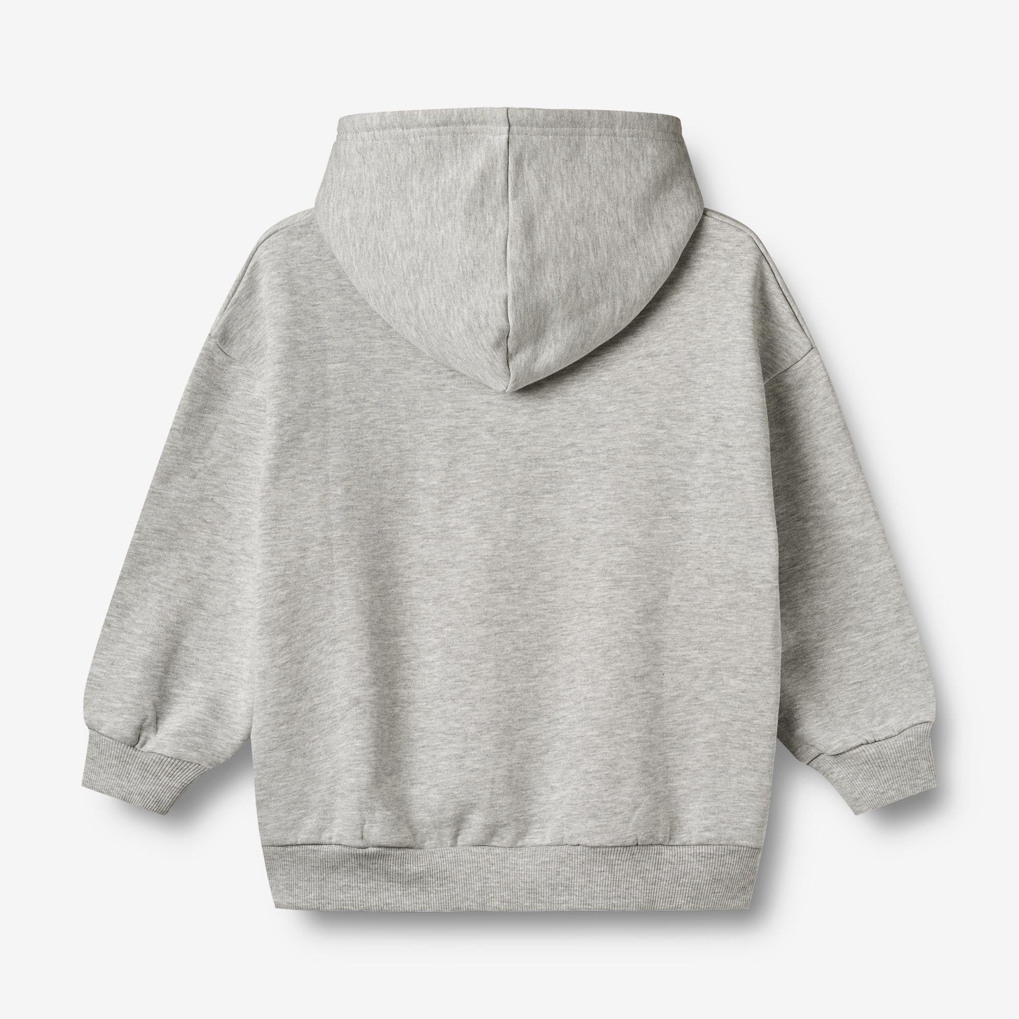 Wheat x Pernille Teisbæk | Hoodie Bonno - grey melange - Image 3