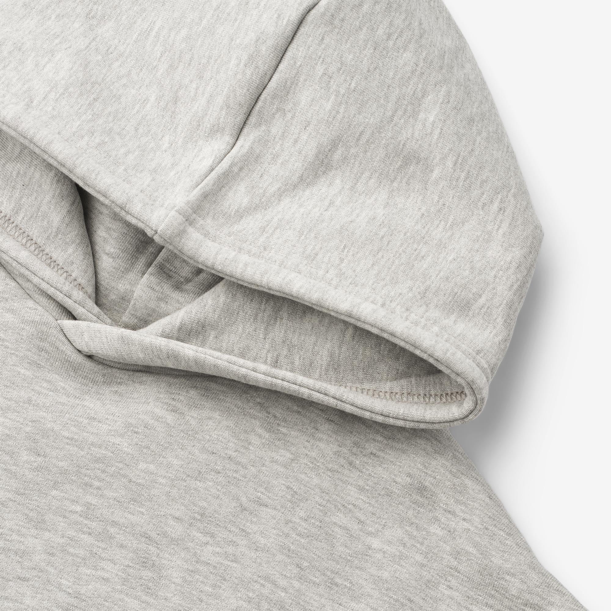 Wheat x Pernille Teisbæk | Hoodie Bonno - grey melange - Image 5