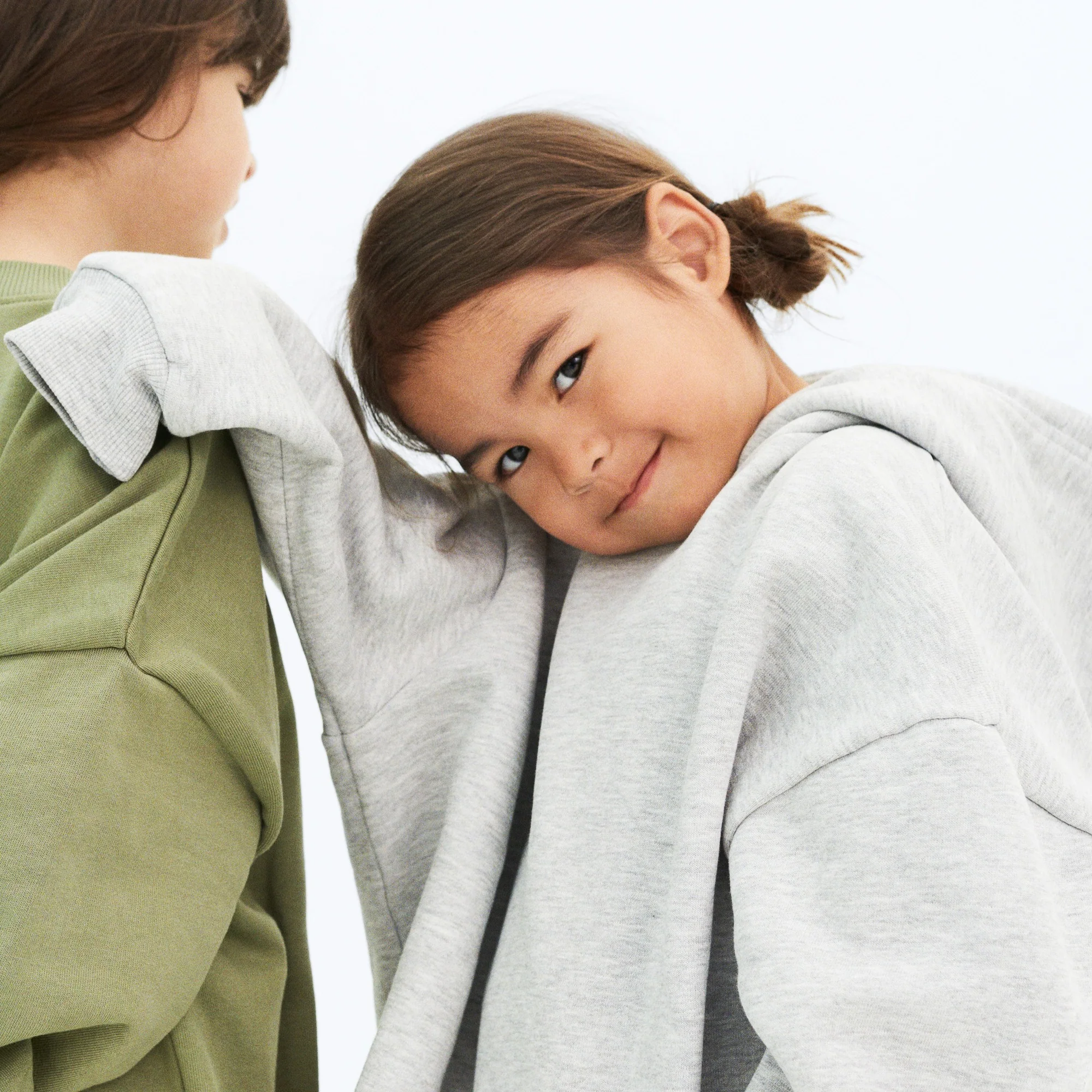 Wheat x Pernille Teisbæk | Hoodie Bonno - grey melange - Image 9