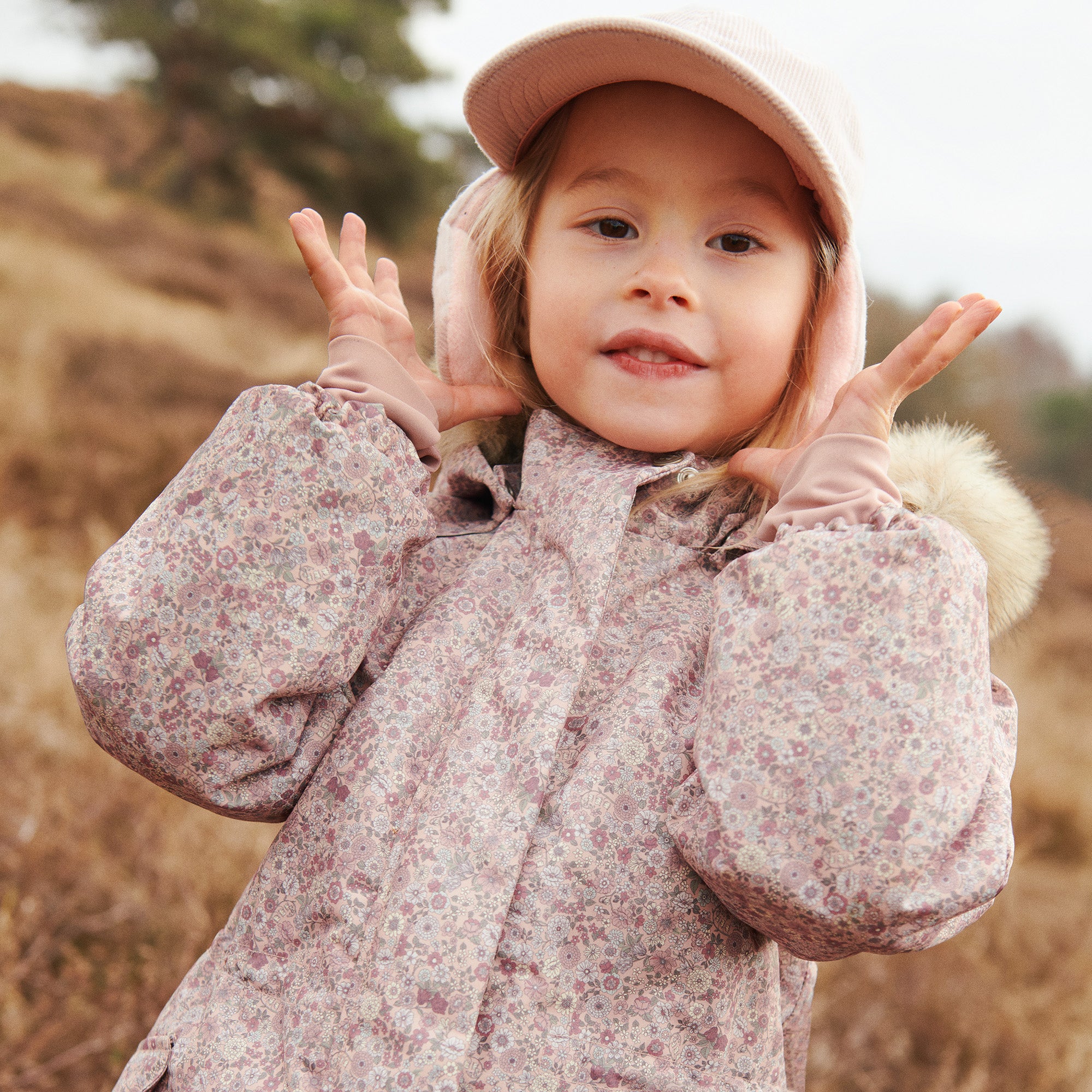 Jacket Mathilde - rose dust flowers - Image 6