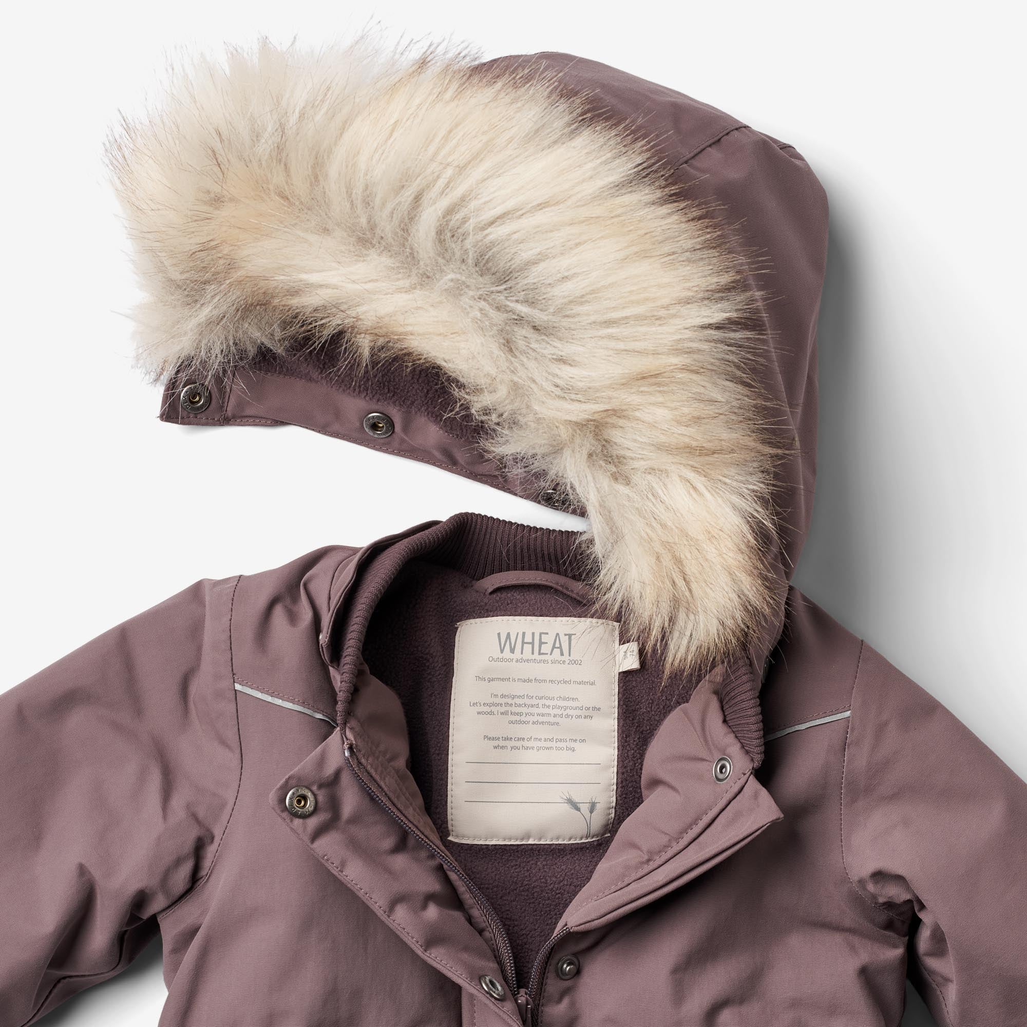Jacket Mathilde Tech | Baby - plum - Image 4