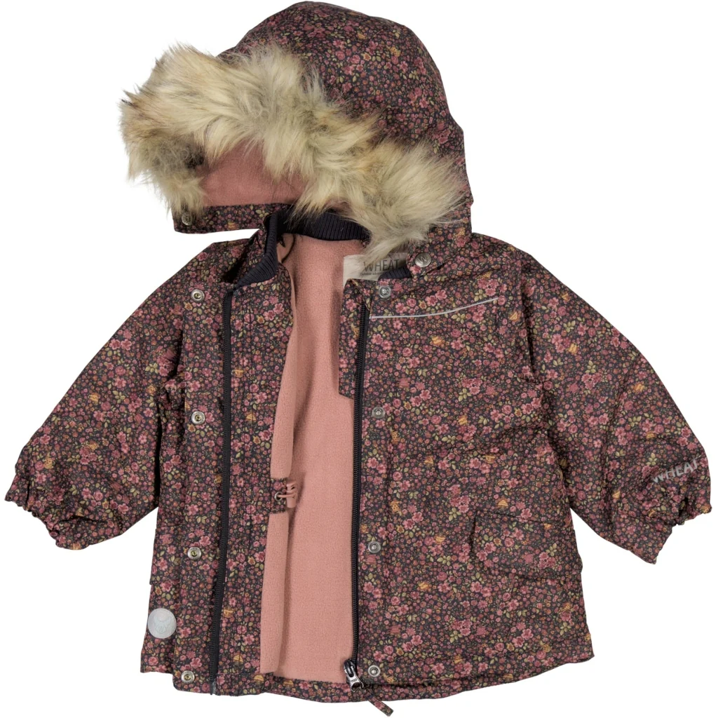 Jacket Mathilde Tech - deep blue flowers - Image 3