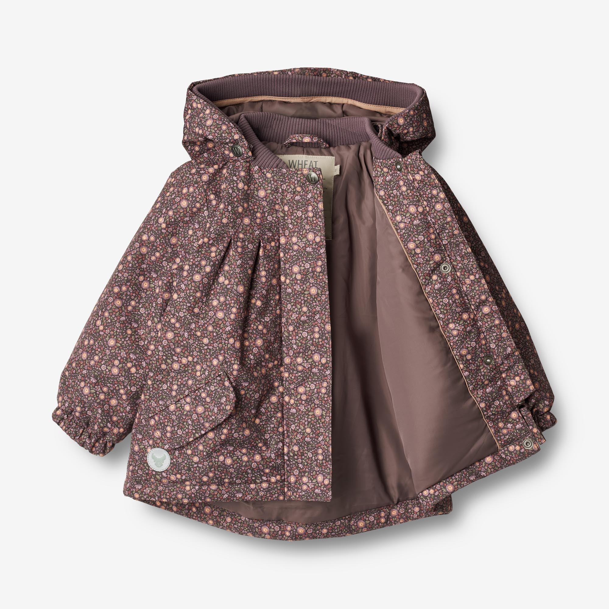 Jacket Mimmi Tech | Baby - eggplant buttercups - Image 3