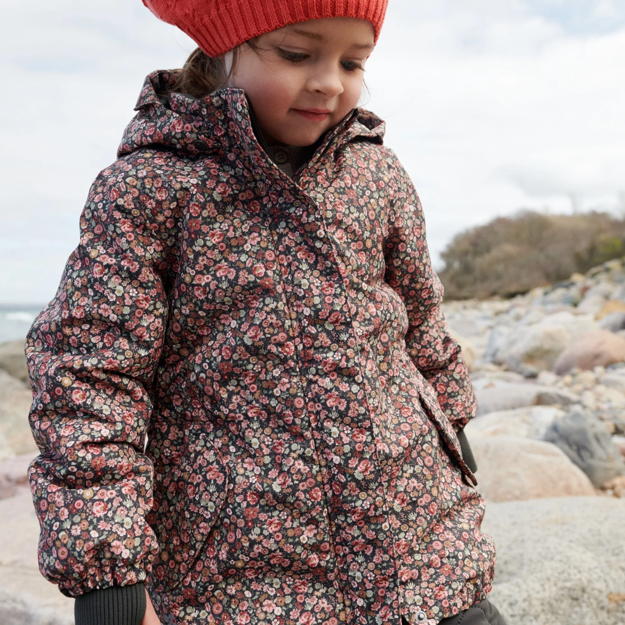 Jacket Tove Tech - raven wild flowers - Image 2