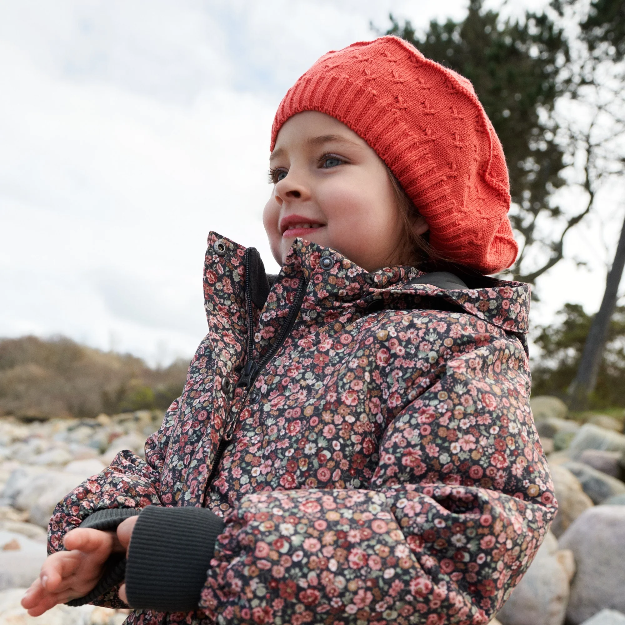 Jacket Tove Tech - raven wild flowers - Image 8
