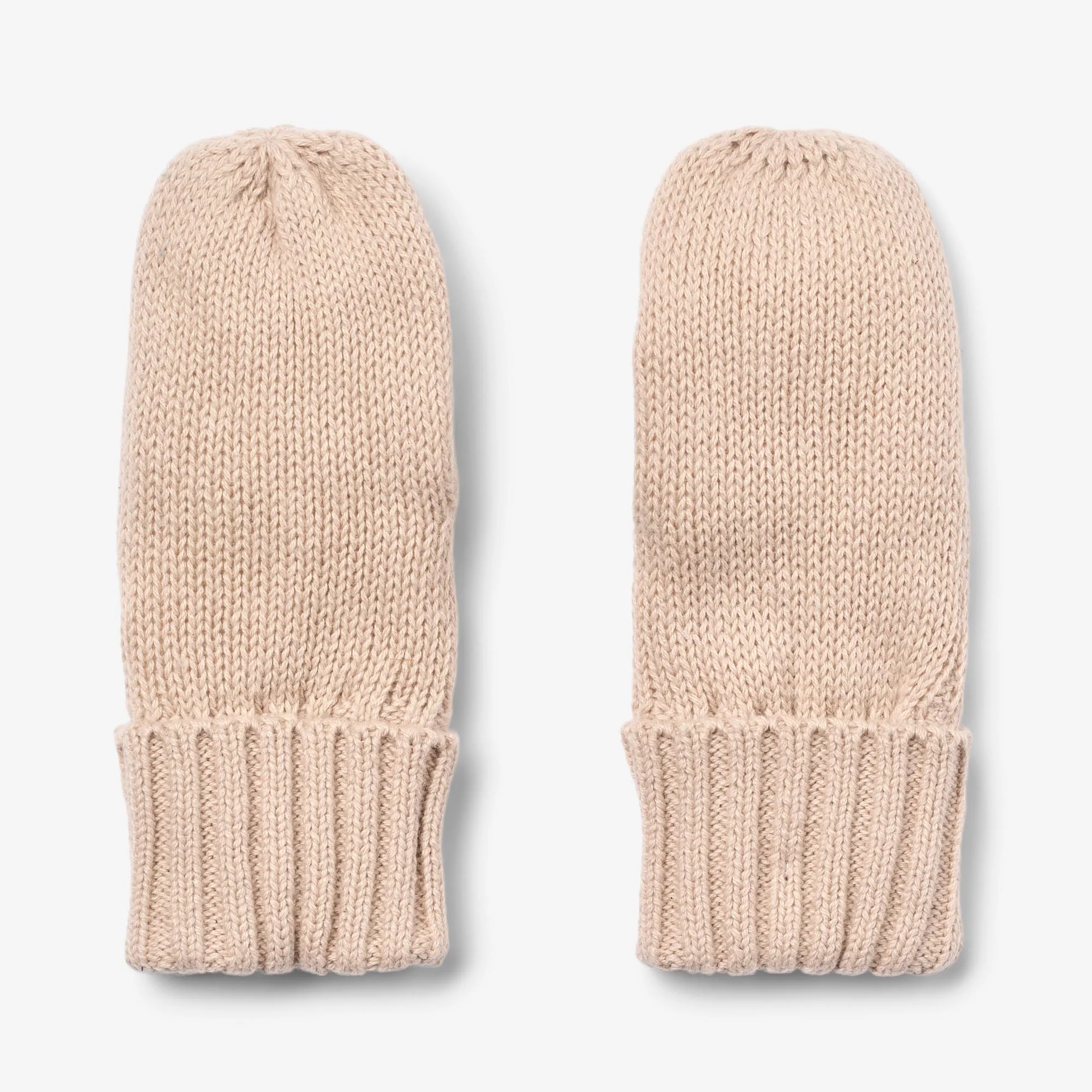 Jacquard Mittens Cotta - rose powder