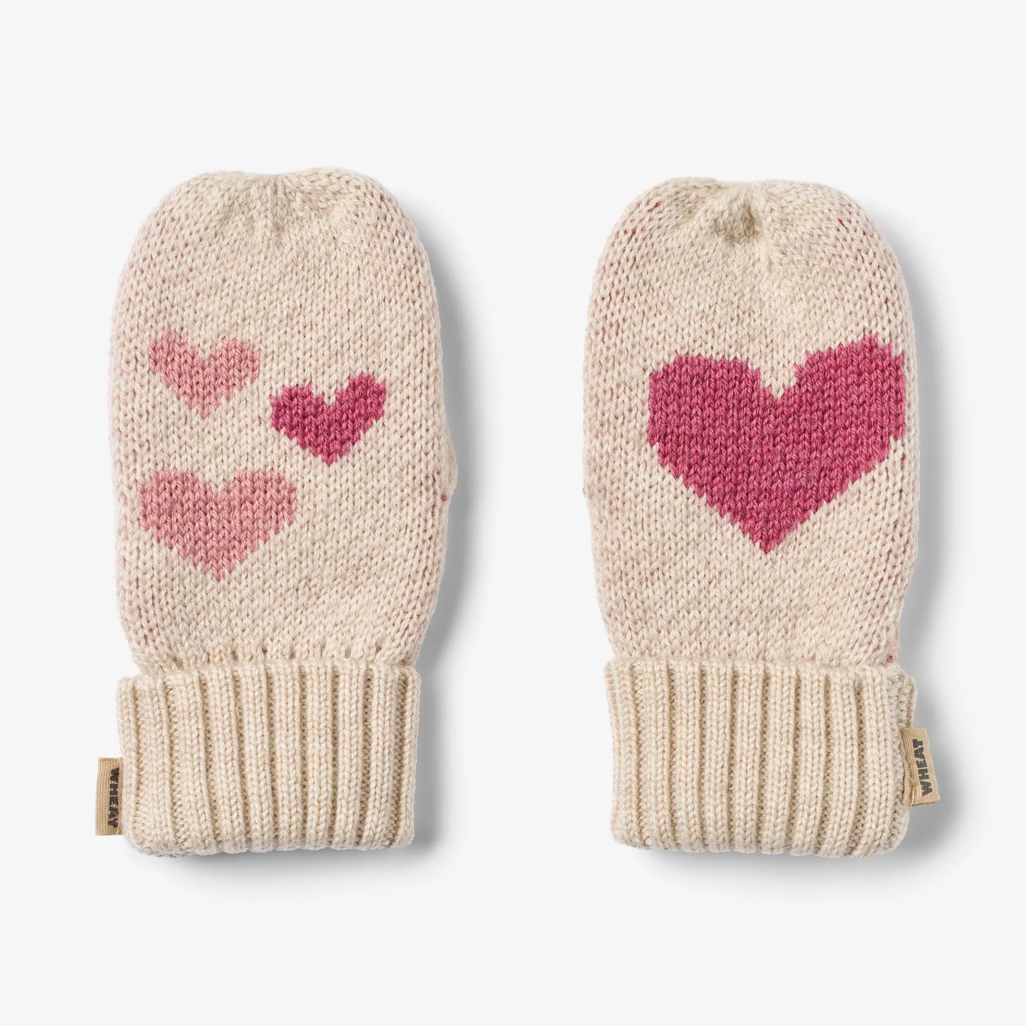 Jacquard Mittens Towsi - offwhite melange
