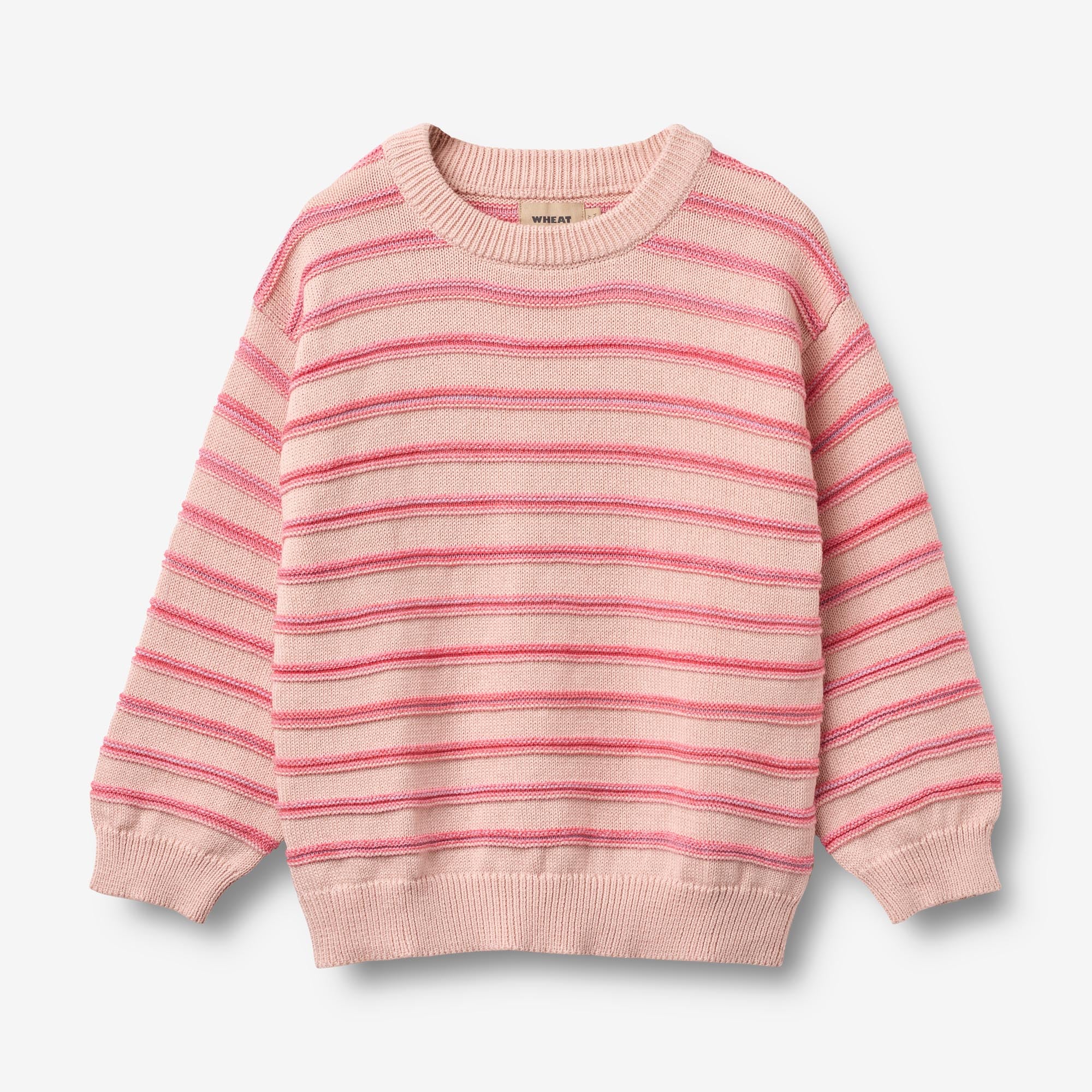 Jacquard Pullover Harlow - powder stripe