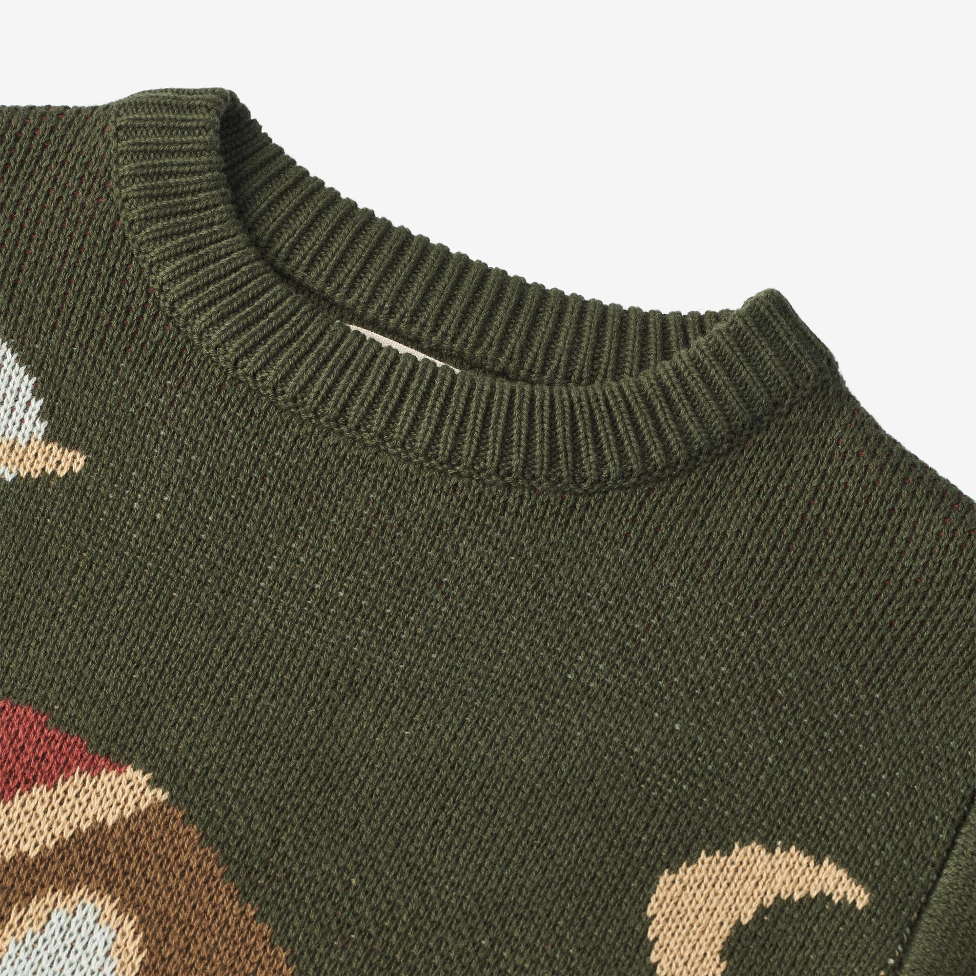 Jacquard Pullover Rocket - forest night - Image 3