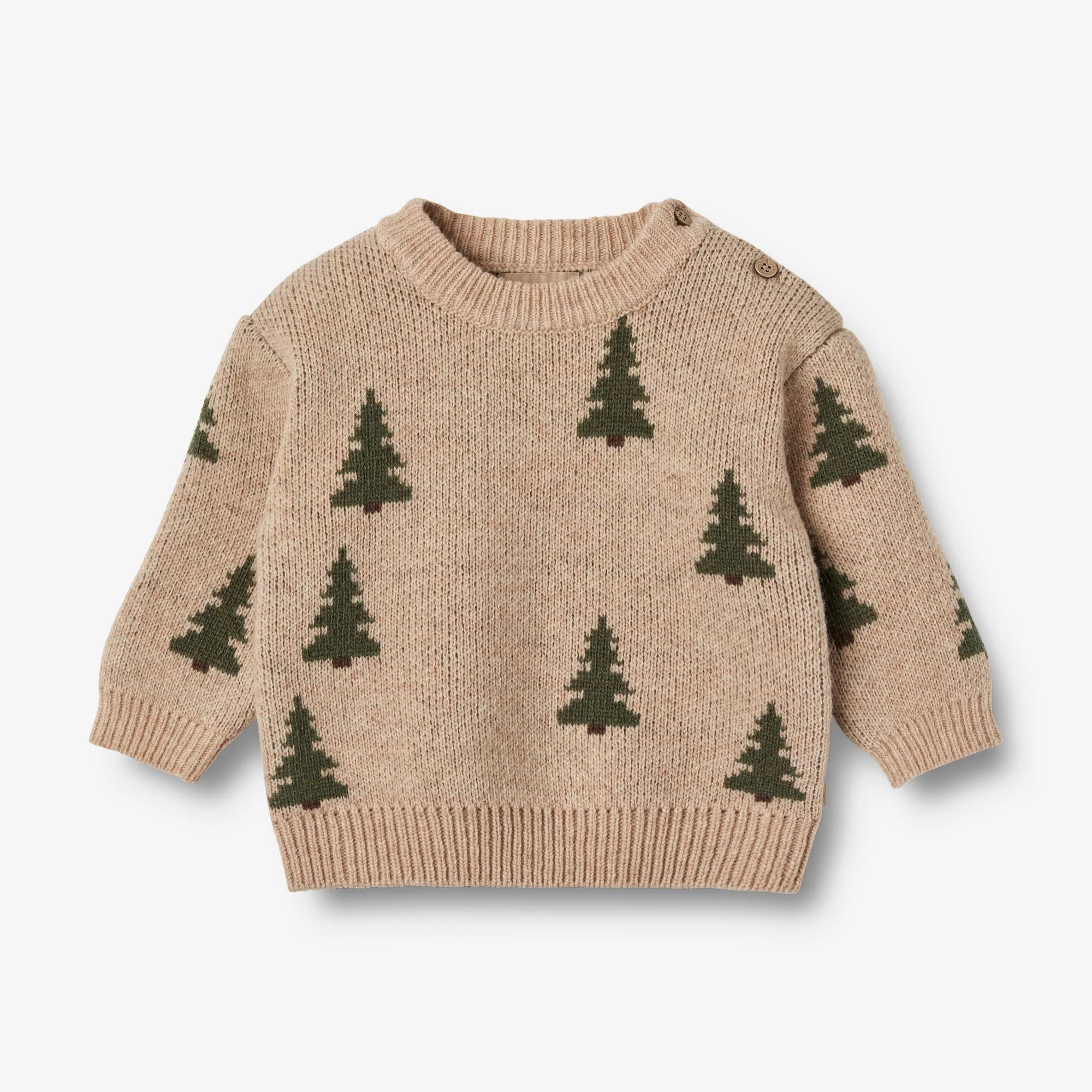 Jacquard Pullover Tree - offwhite