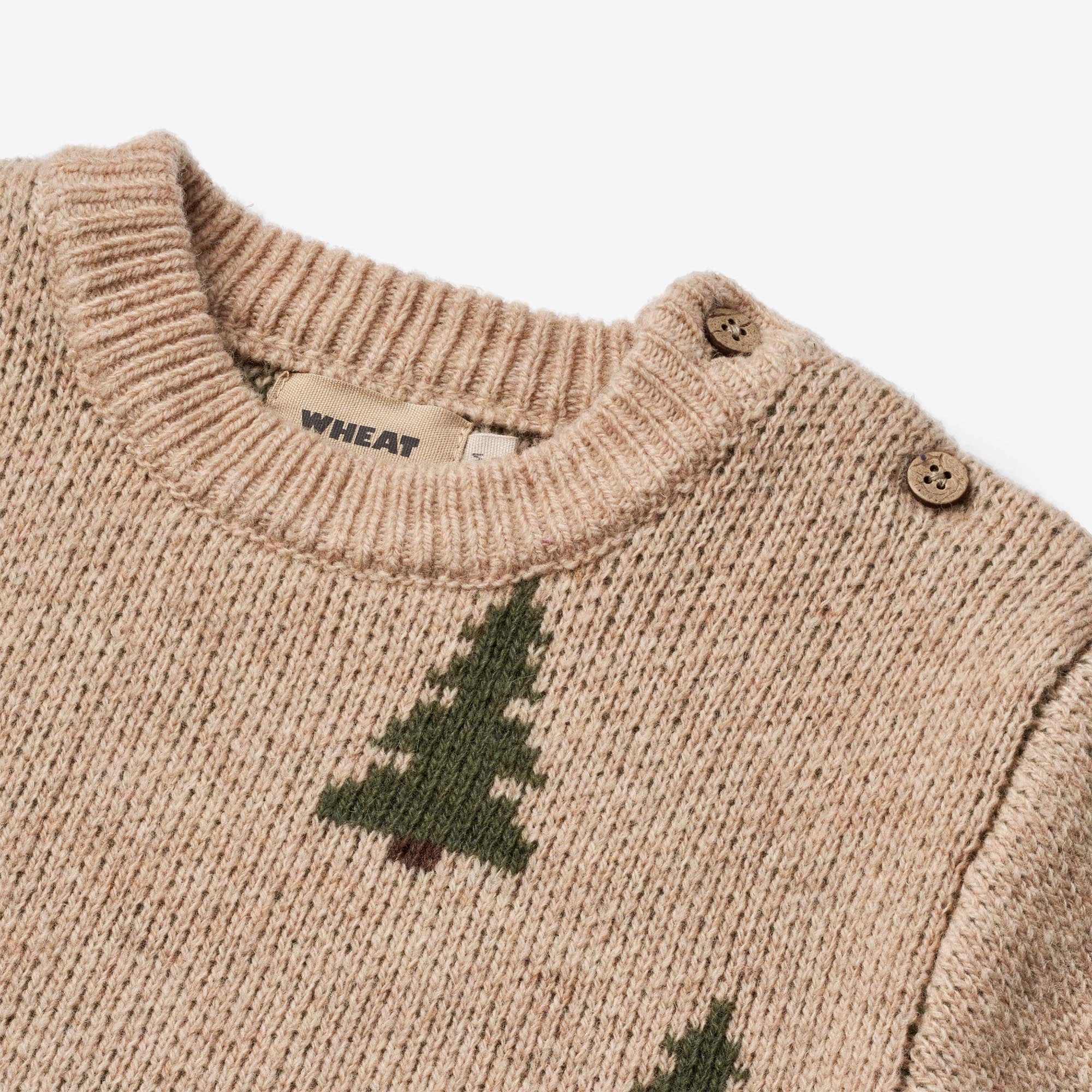 Jacquard Pullover Tree - offwhite - Image 3