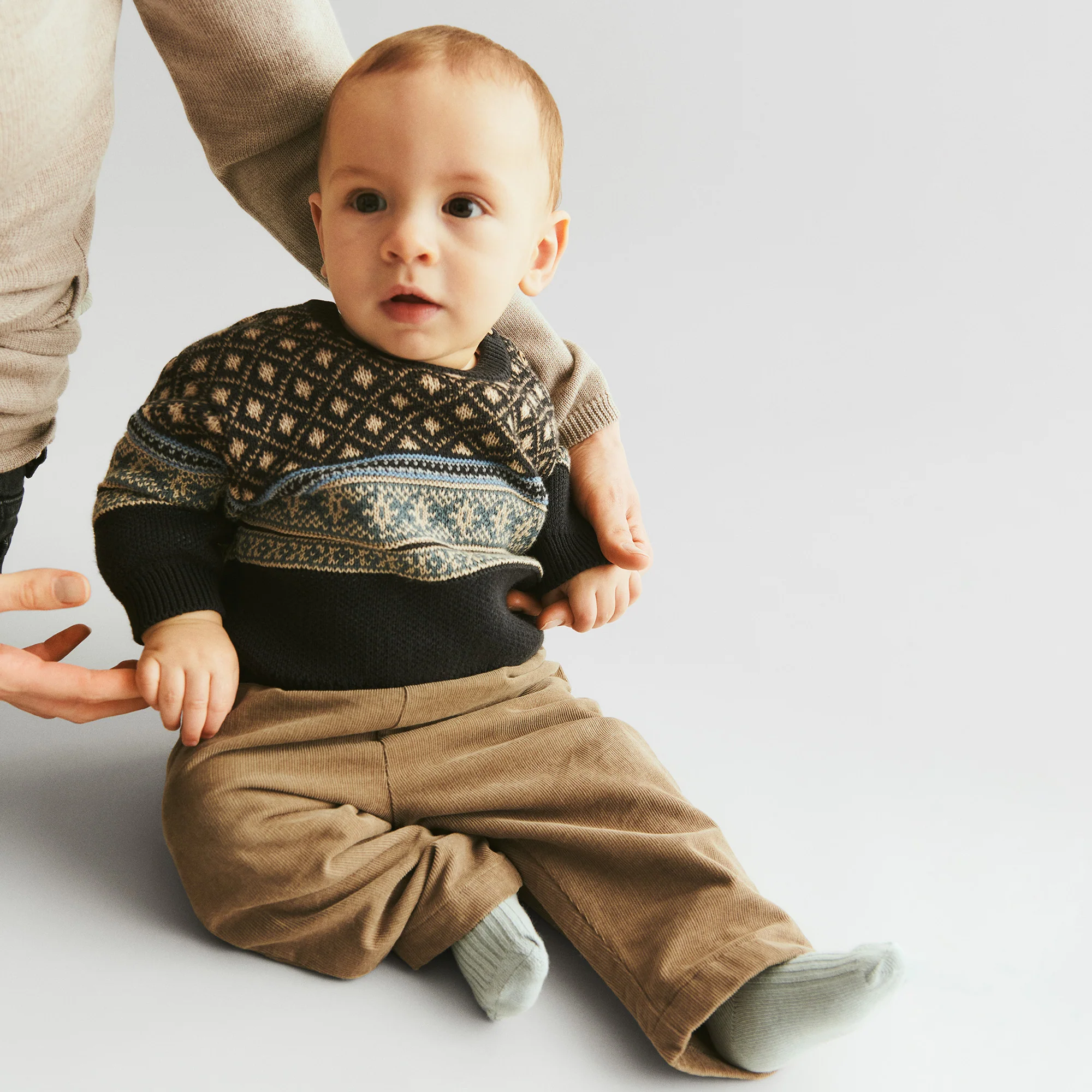 Jacquard Pullover Julius - navy - Image 2