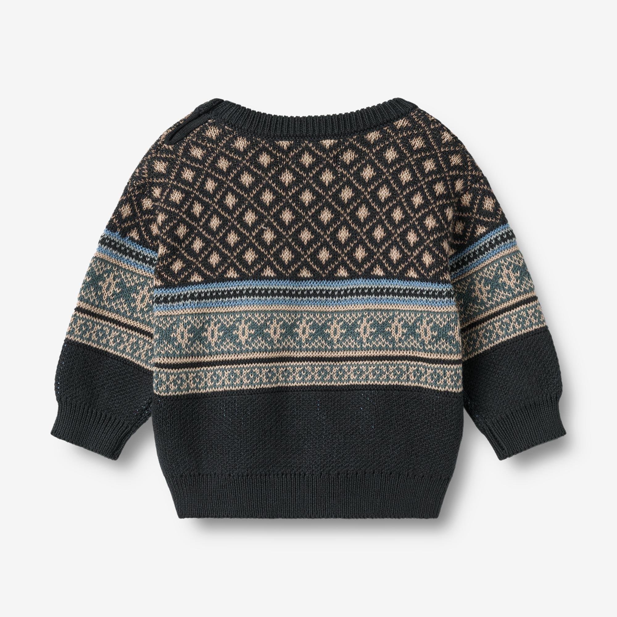 Jacquard Pullover Julius - navy - Image 3