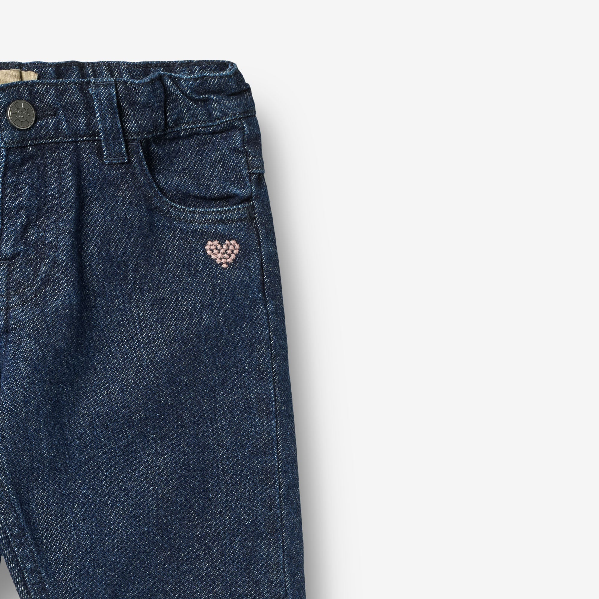 Jeans Embroidery Liane - dark blue - Image 3