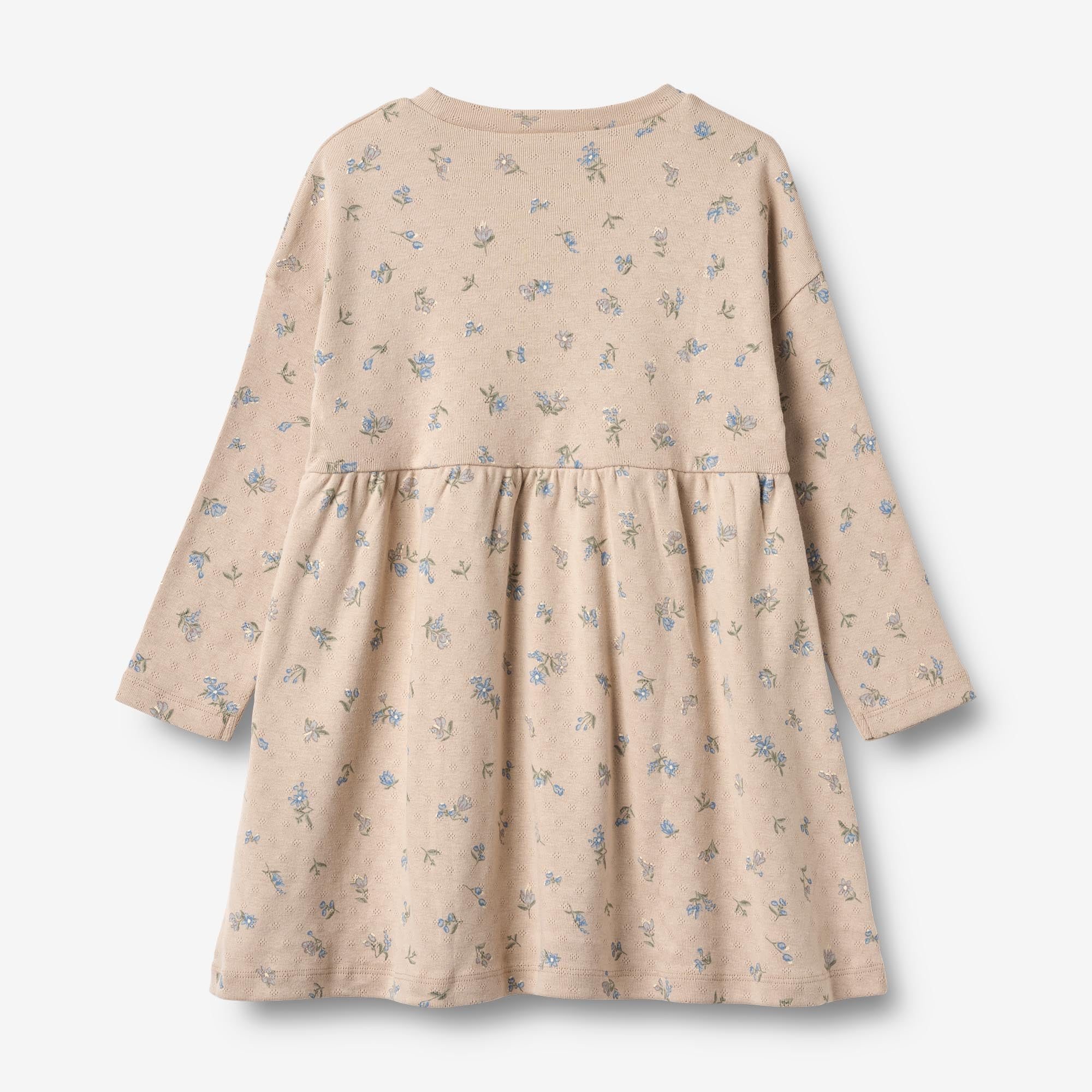 jersey Dress L/S Emmy - warm sand flowers - Image 2