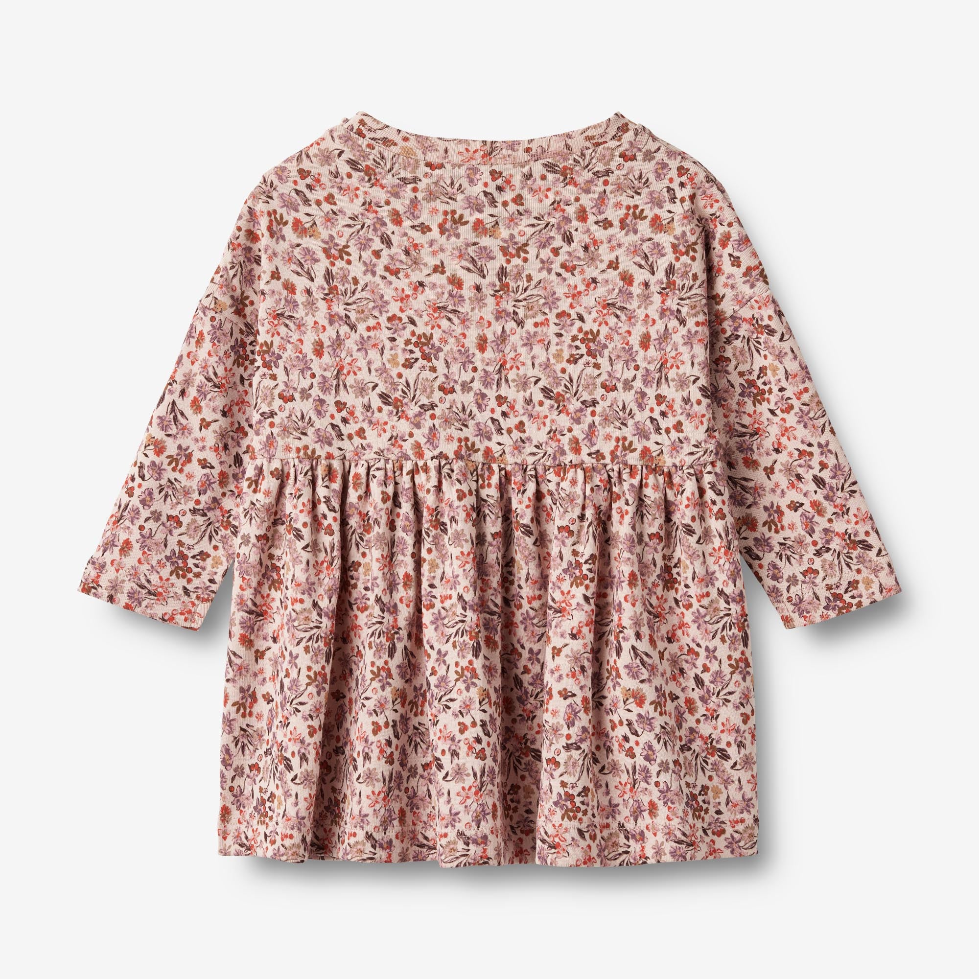 Jersey Dress L/S Emmy - pale rose flowers - Image 2