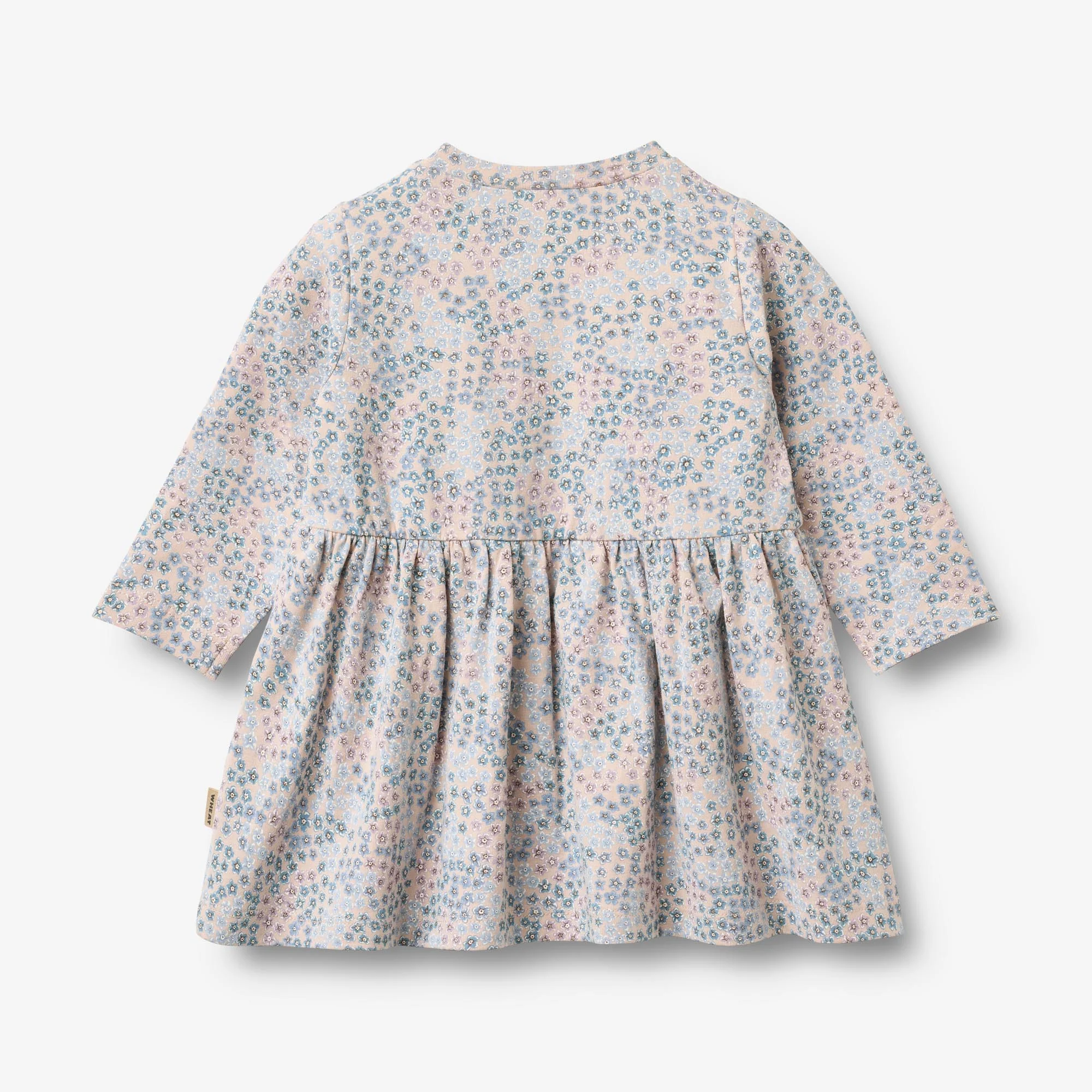 Jersey Dress L/S Sessa - powder blue flowers - Image 2
