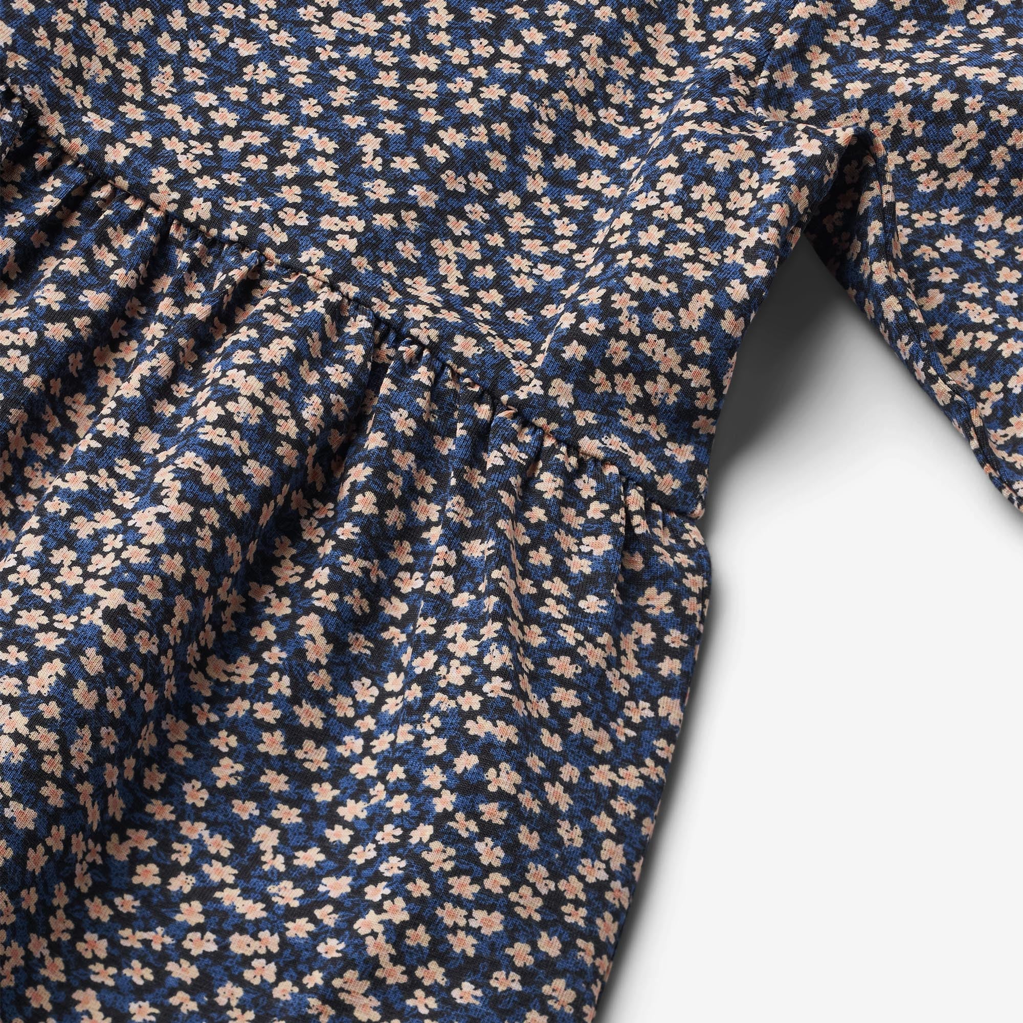 Jersey Dress L/S Sessa - blue flowers - Image 3