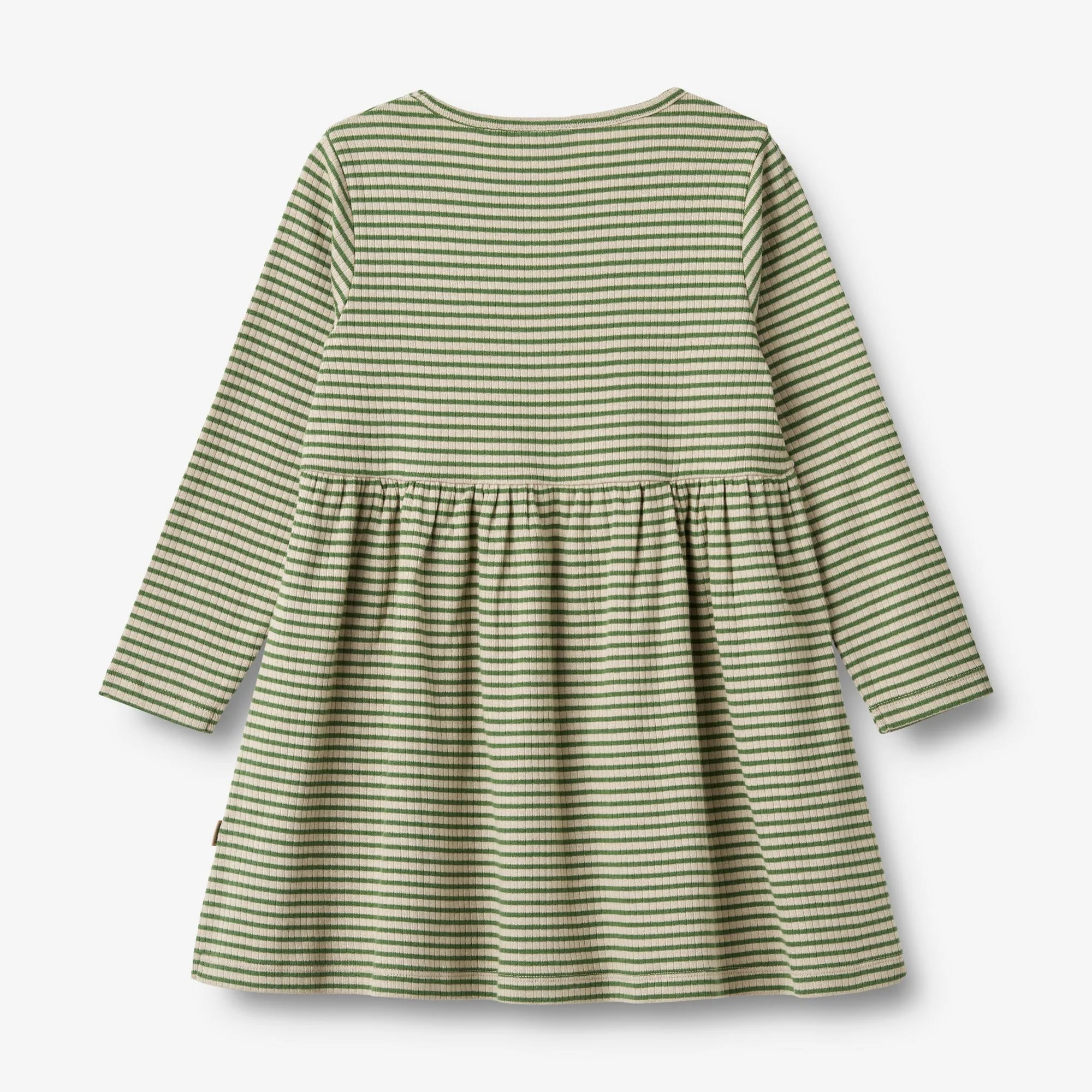 Jersey Dress L/S Sessa - elm green stripe - Image 2