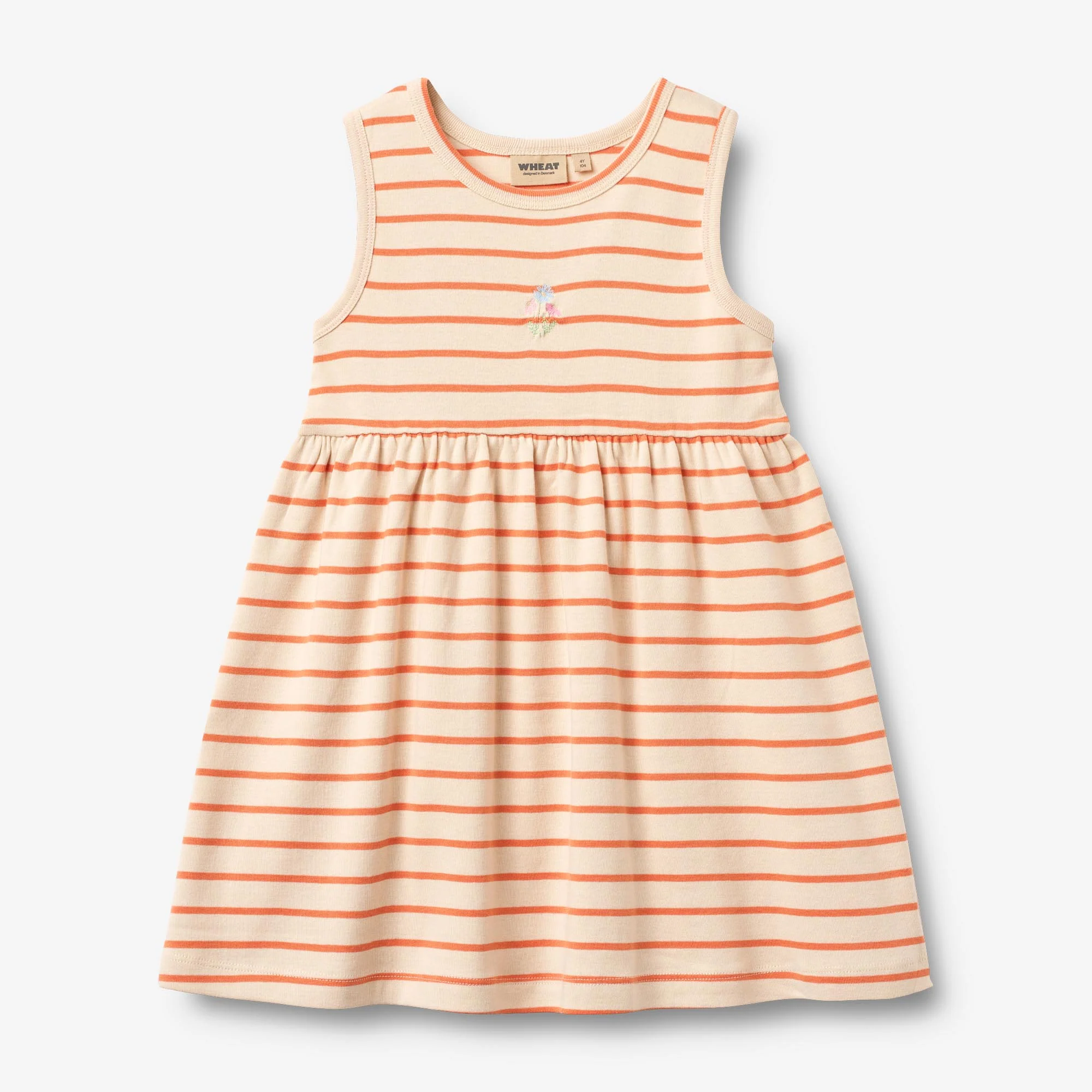 Jersey Dress Martha - orange stripe