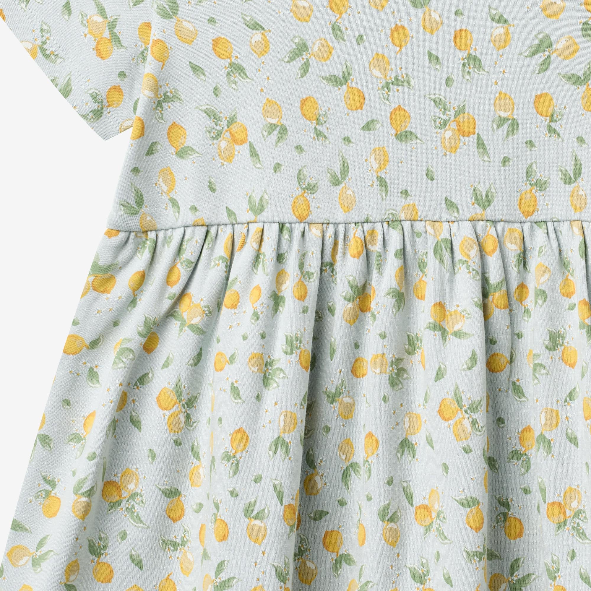 Jersey Dress S/S Anna - summer blue citrus - Image 3