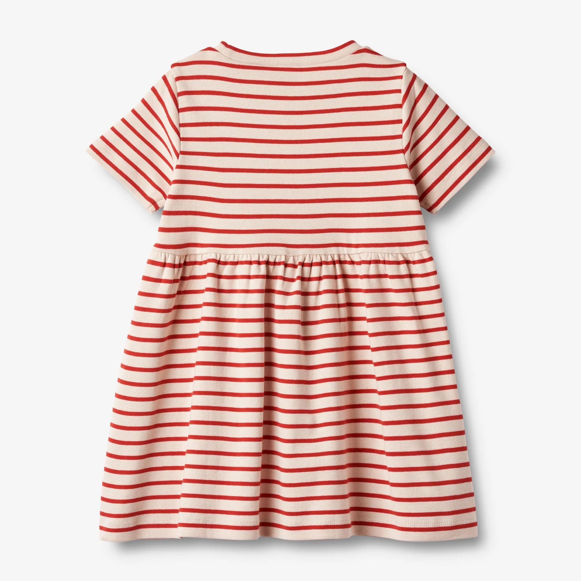 Jersey Dress S/S Anna - red stripe - Image 2