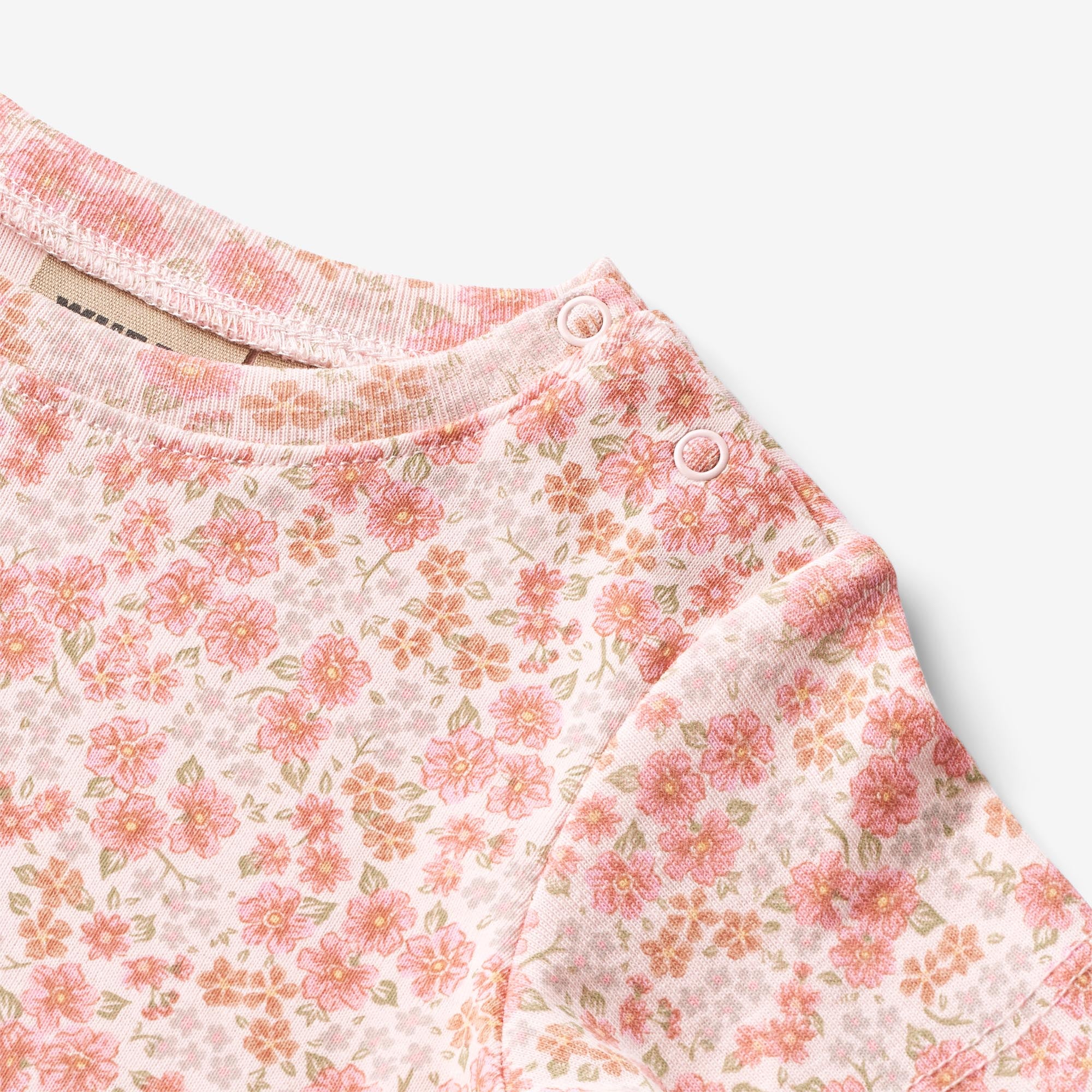 Jersey Dress S/S Birthe - rose flowers - Image 3