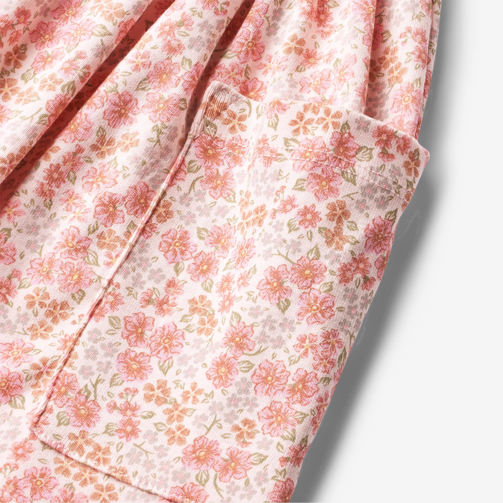 Jersey Dress S/S Birthe - rose flowers - Image 3
