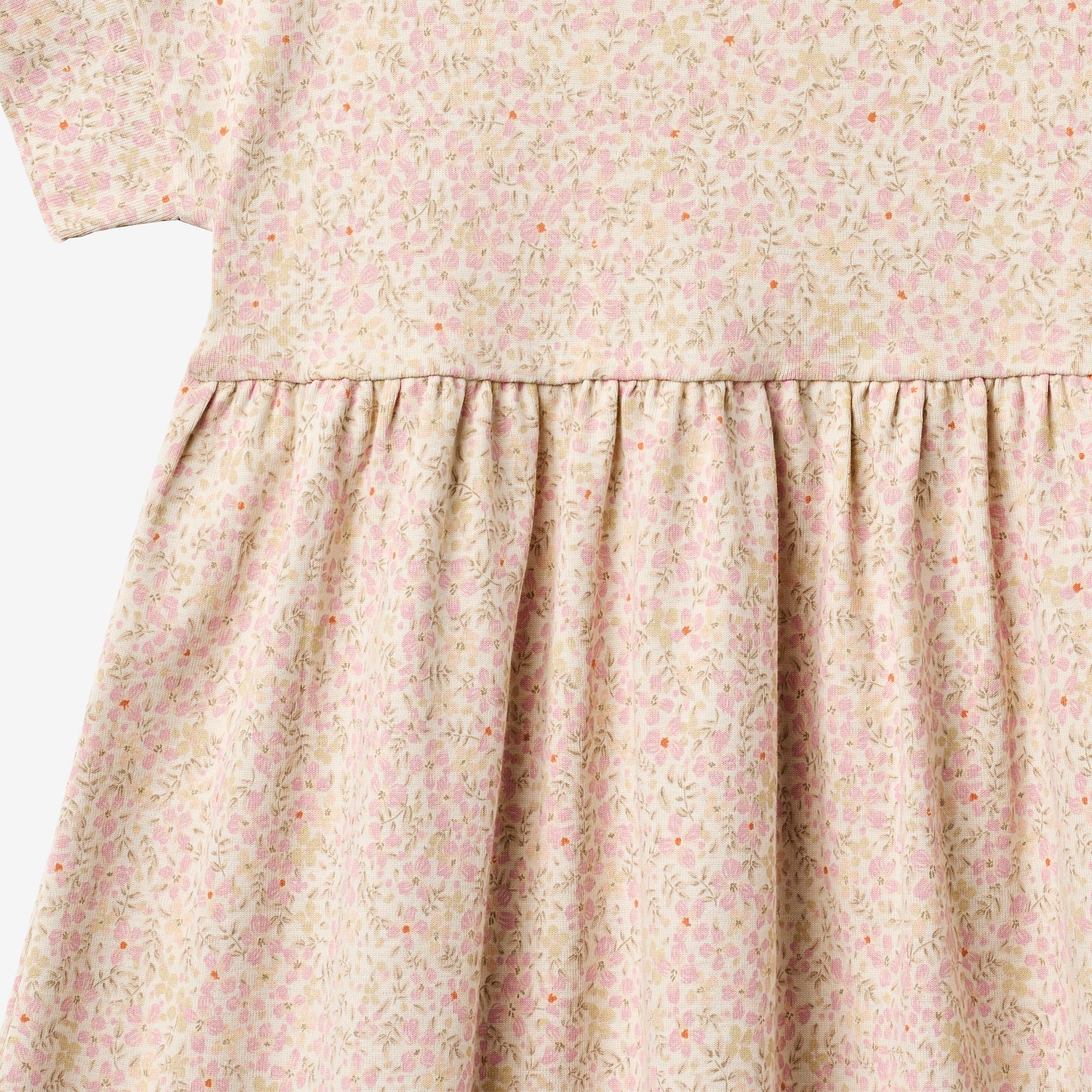 Jersey Dress S/S Emilie - coral flowers - Image 3