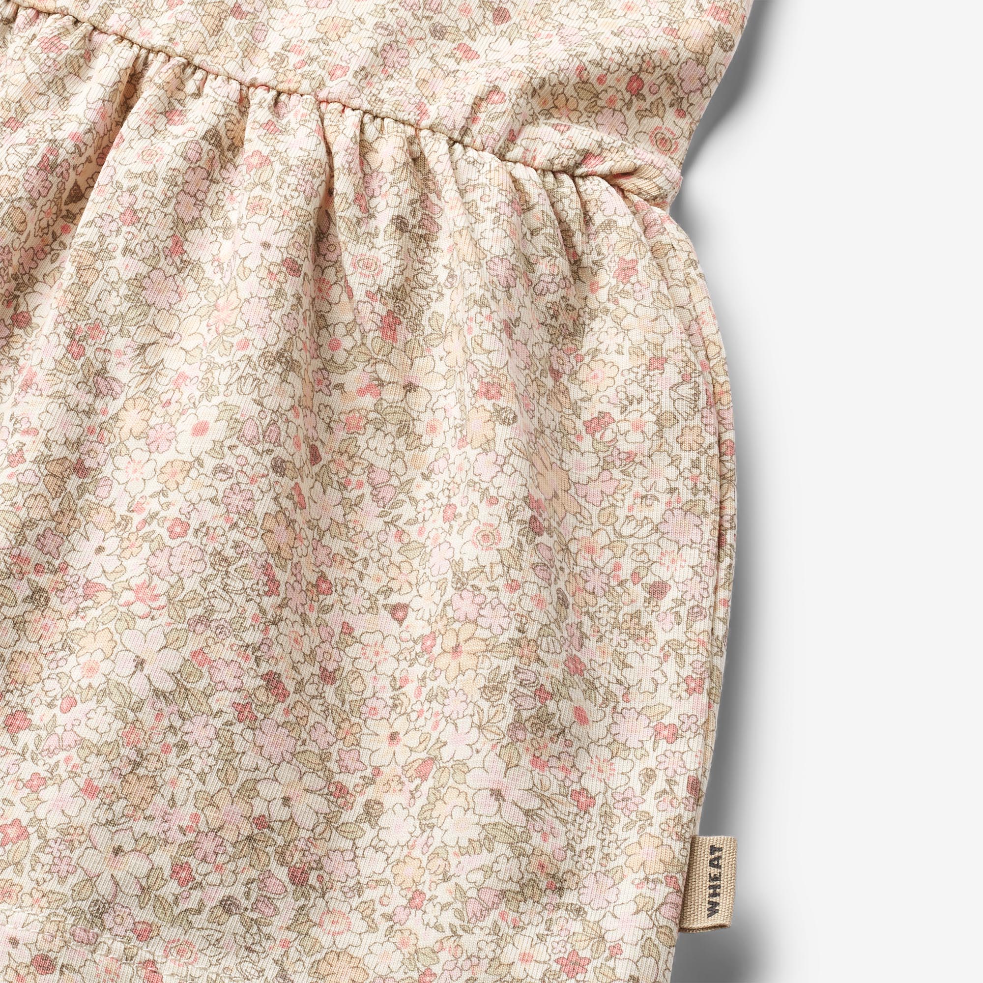 Jersey Dress S/S Johanna - cream flower meadow - Image 3