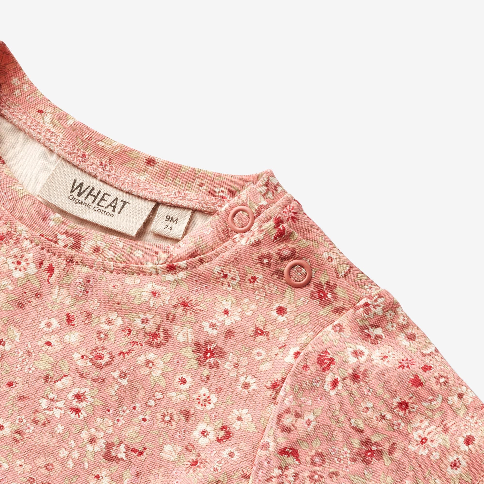 Jersey Dress S/S Johanna - rosette flowers - Image 3