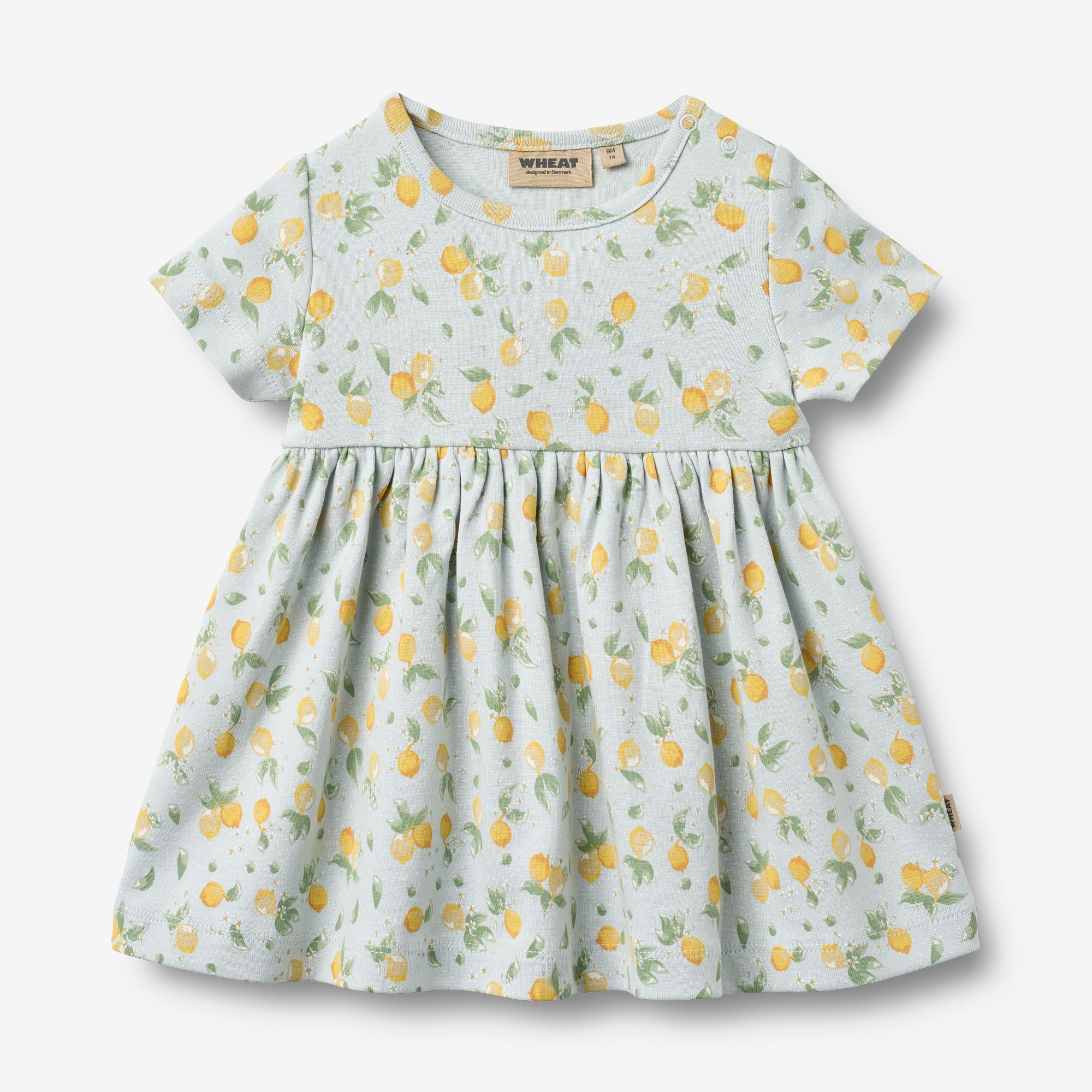 Jersey Dress S/S Nova - summer blue citrus