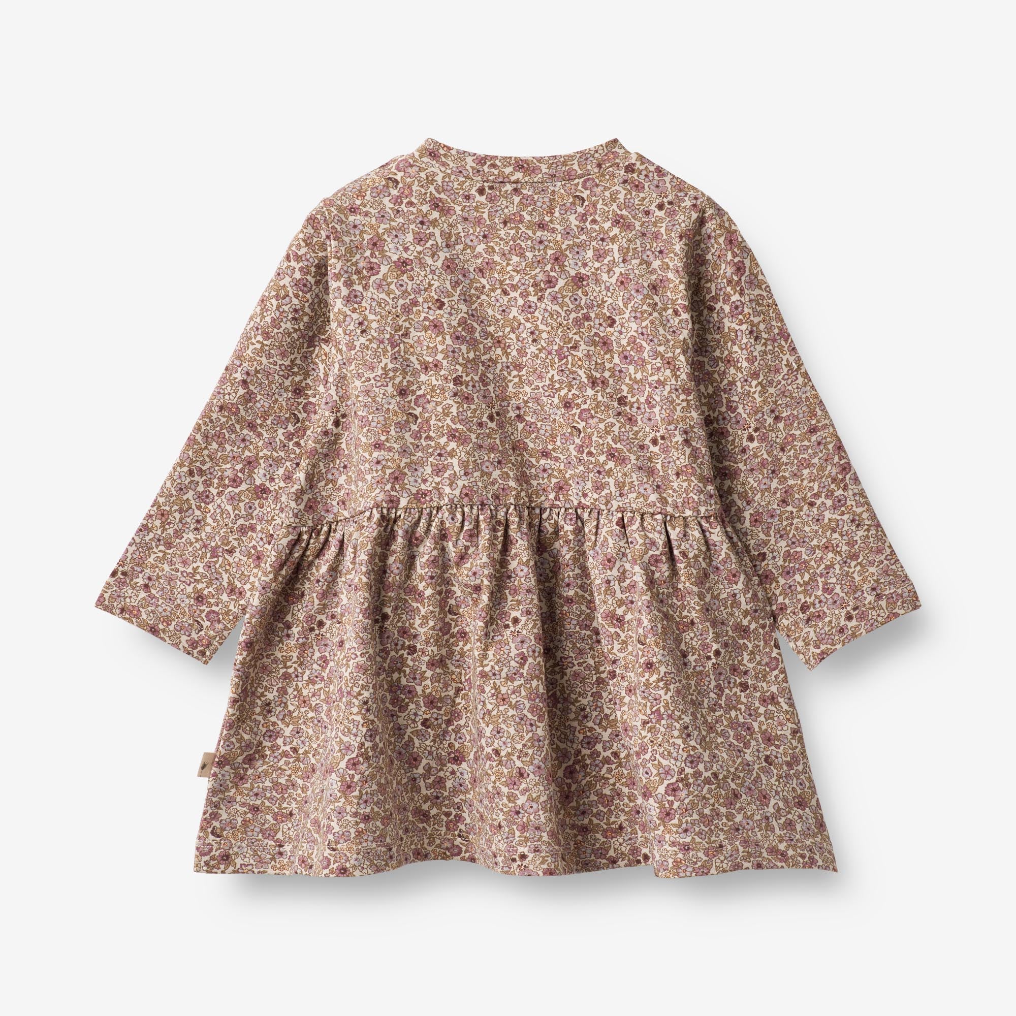 Jersey Dress Sessa | Baby - grey rose flowers - Image 2