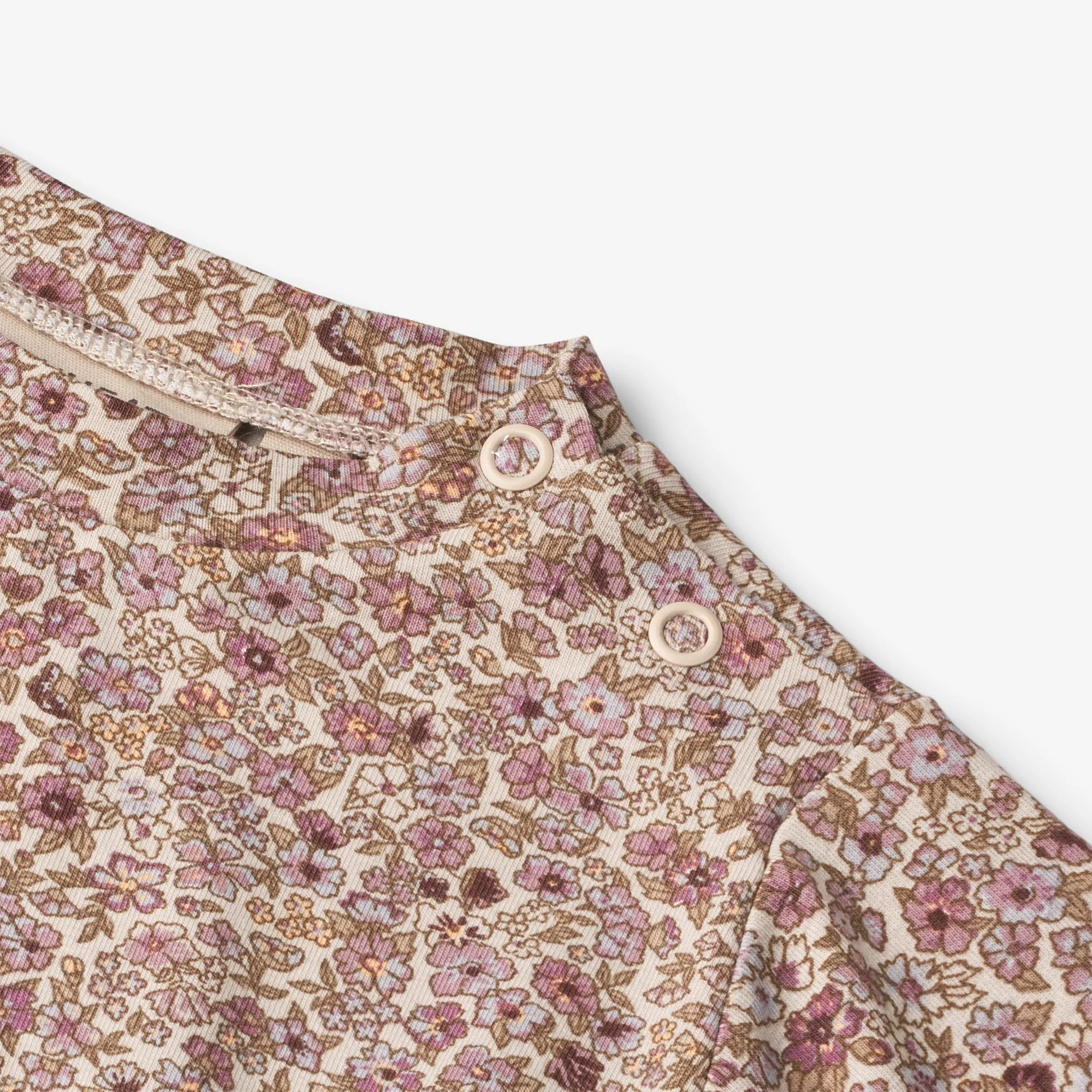 Jersey Dress Sessa | Baby - grey rose flowers - Image 3
