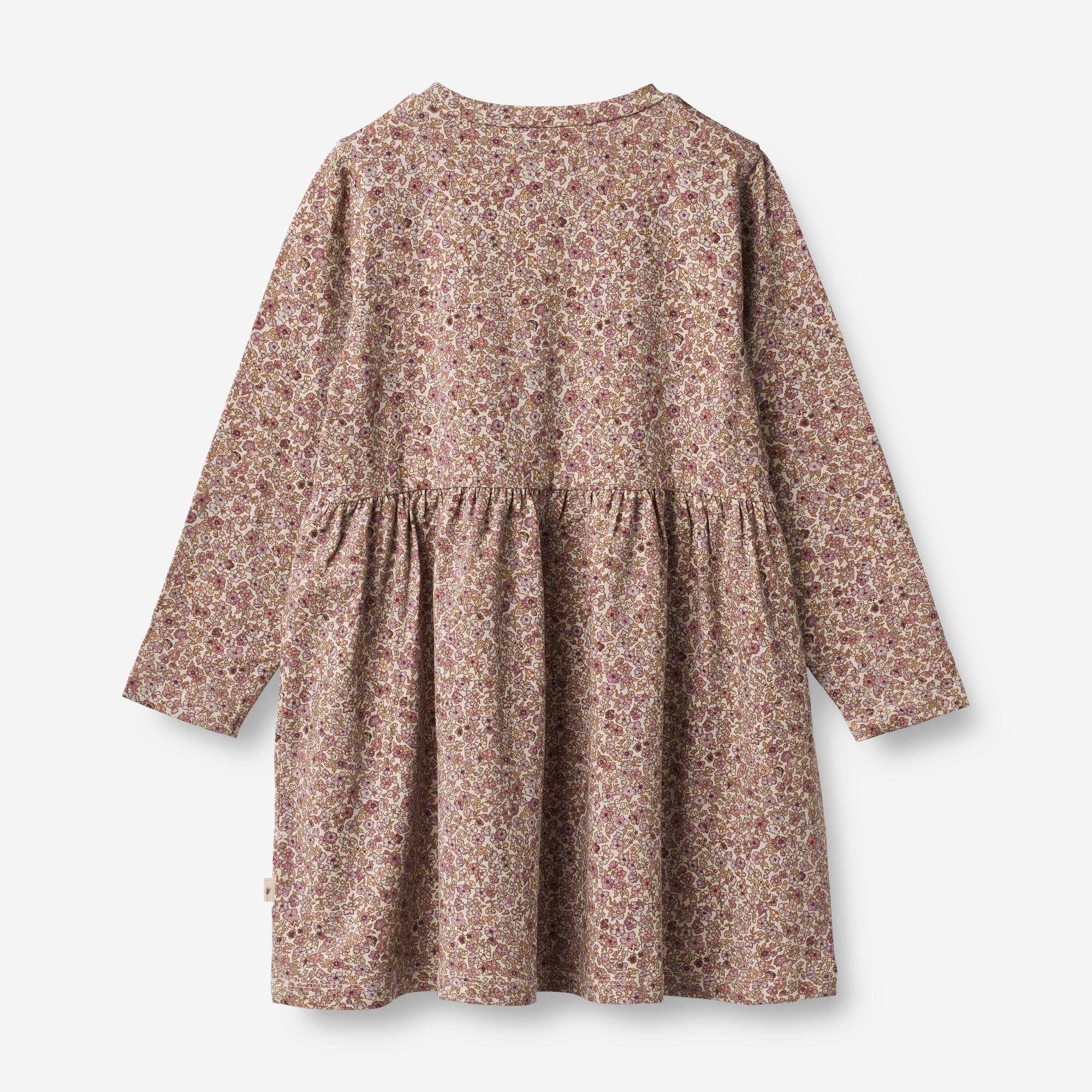 Jersey Dress Sessa - grey rose flowers - Image 3