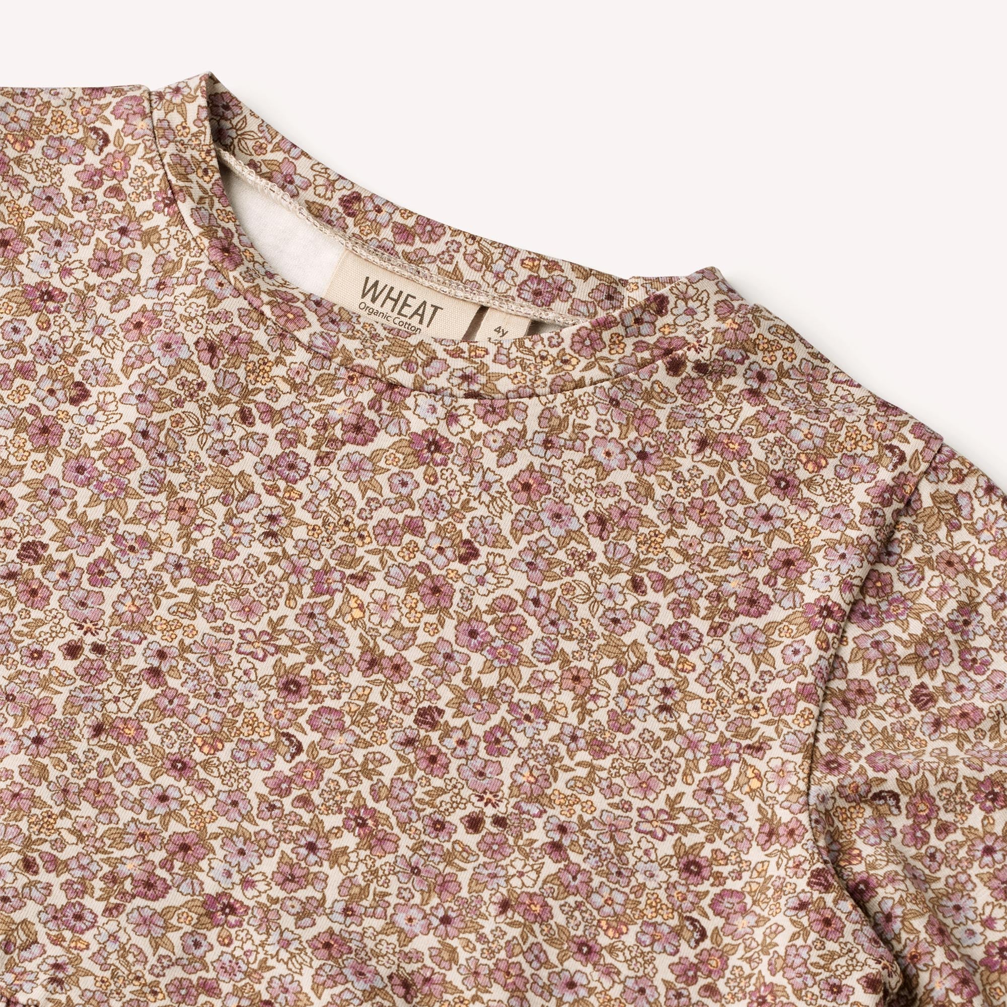 Jersey Dress Sessa - grey rose flowers - Image 4