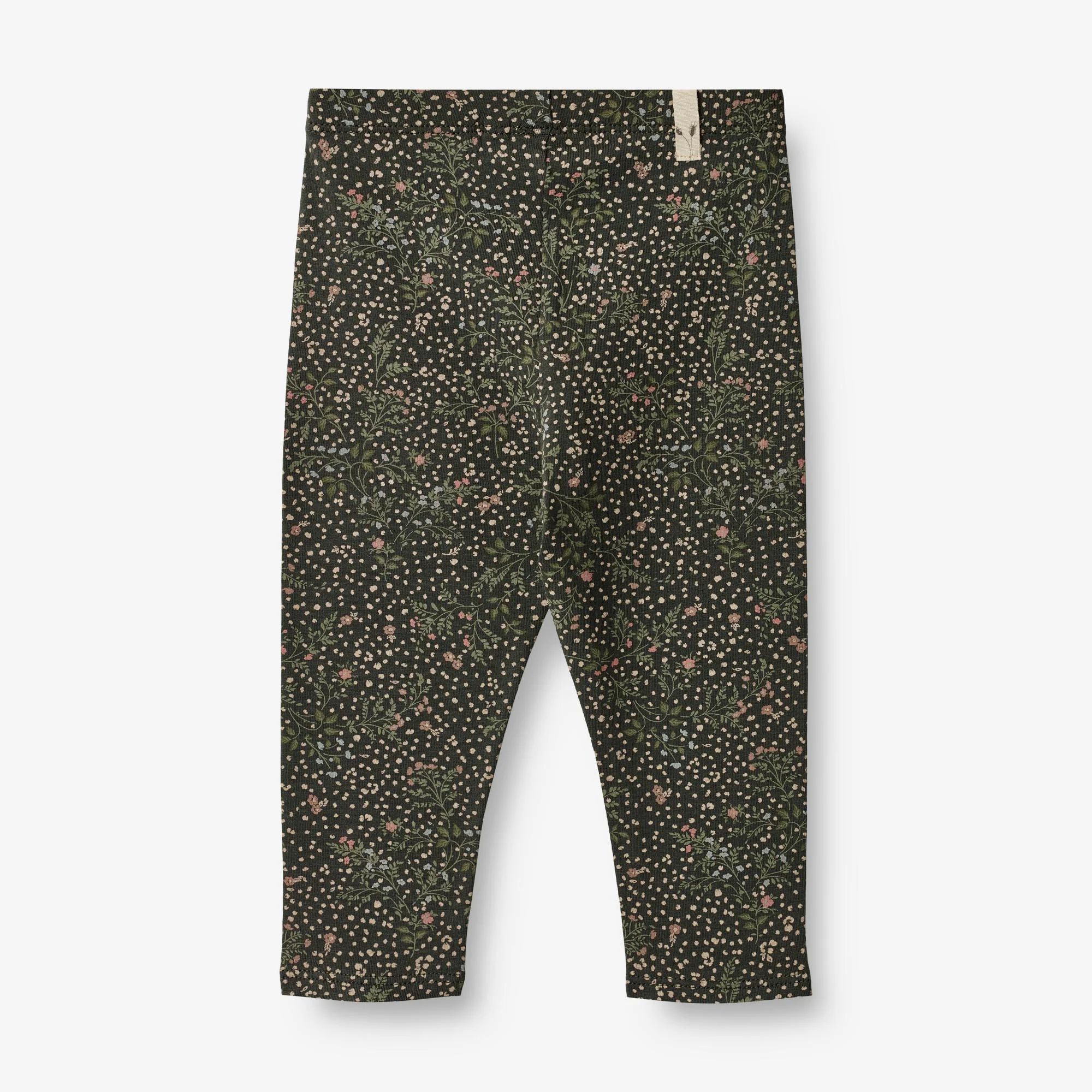 Jersey Leggings Jules | Baby - black coal small flowers - Image 2
