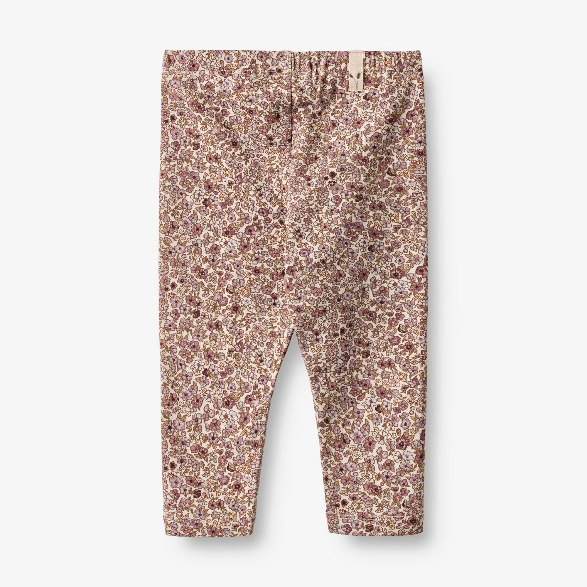 Jersey Leggings Jules | Baby - grey rose flowers - Image 2