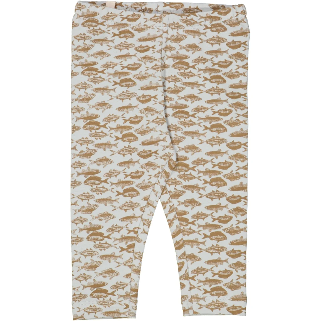 Jersey Leggings - dusty dove fish