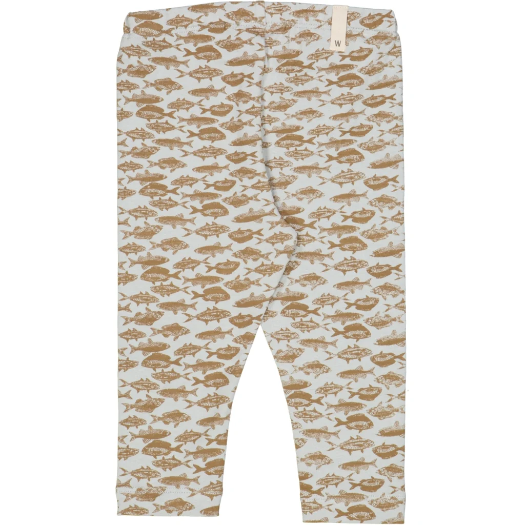 Jersey Leggings - dusty dove fish - Image 2