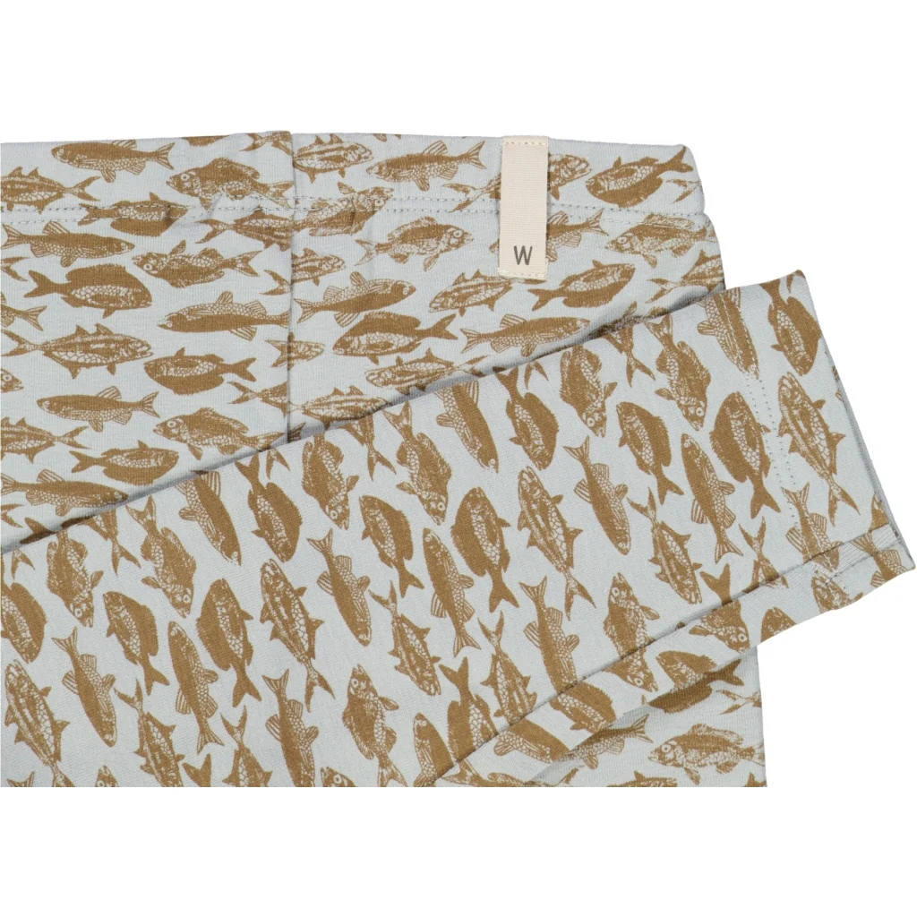 Jersey Leggings - dusty dove fish - Image 3