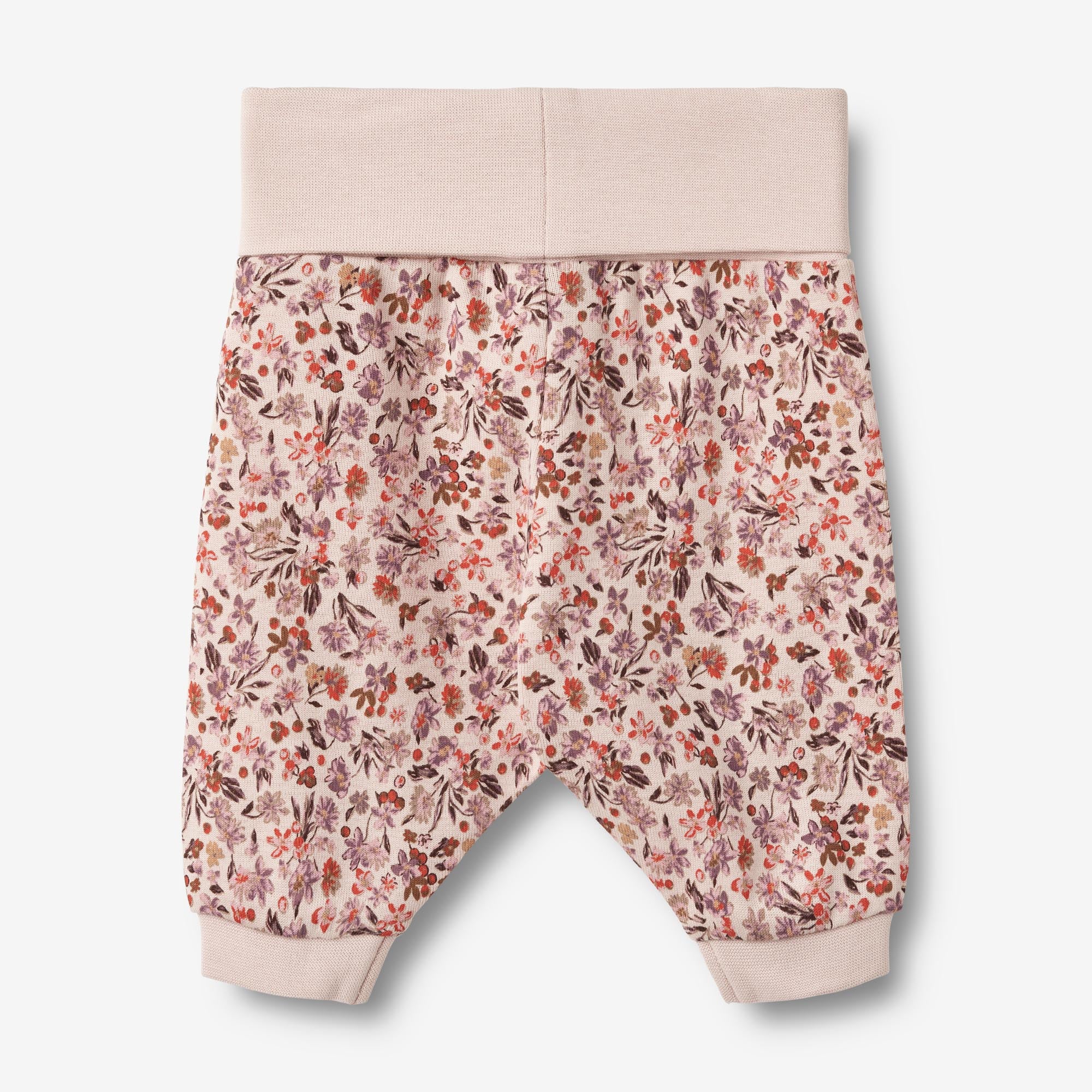 Jersey Pants Cody - pale rose flowers - Image 2